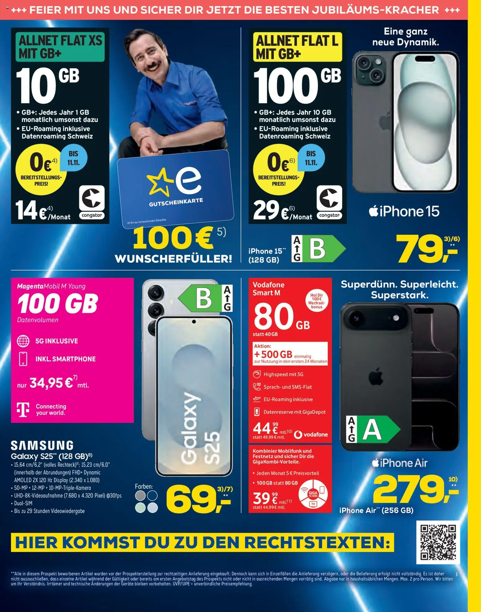 Euronics - Black Friday – gültig ab 05.11.2025 | Seite: 5 | Produkte: Samsung, Iphone, Smartphone