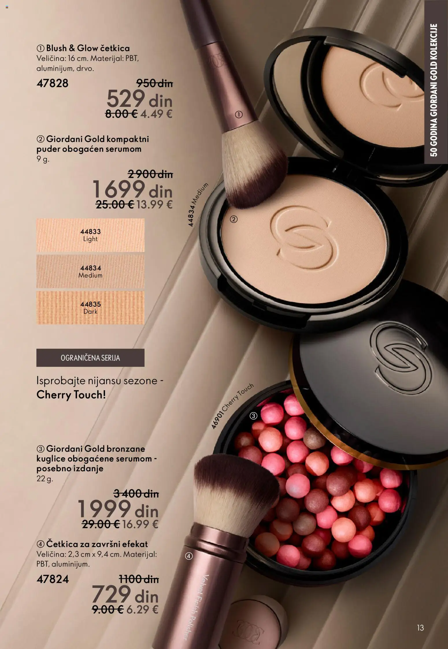 Oriflame katalog - važi od 18.02.2026 | Strana: 13 | Proizvode: Finish, Puder