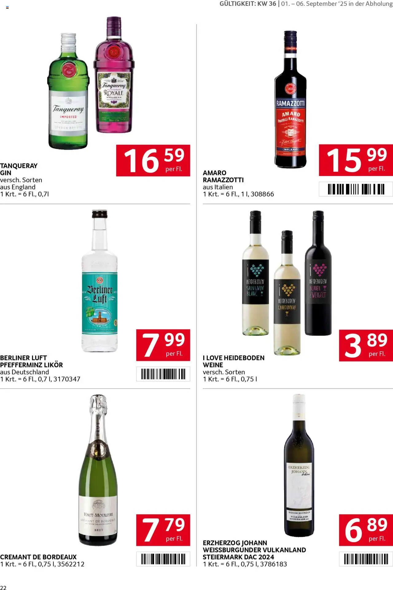 Transgourmet Flugblatt gültig ab 31.08.2025 | Seite: 22
