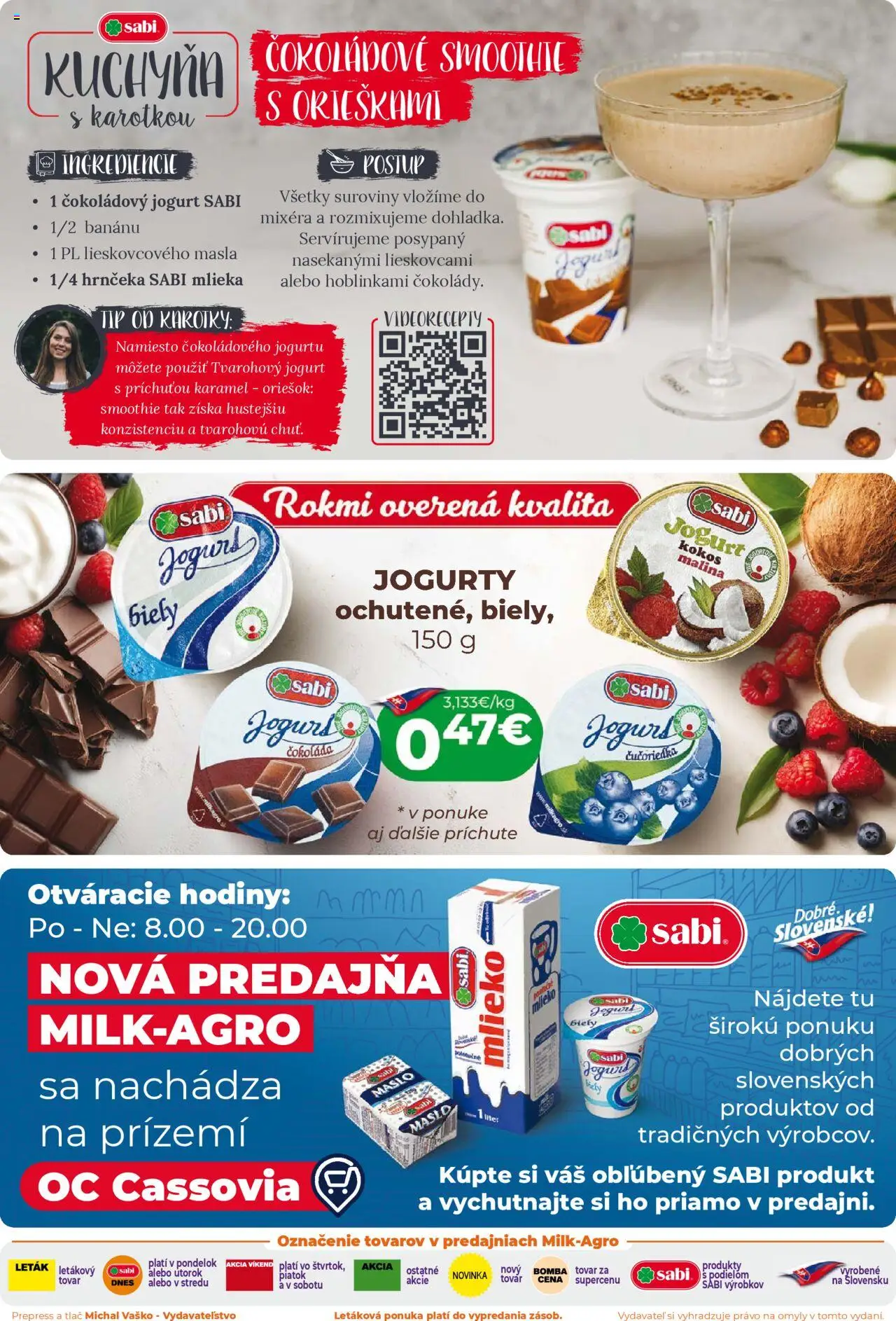 Milk Agro leták │ platný od 18.06.2025 | Strana: 2 | Produkty: Kuchyňa, Hodiny, Maslo