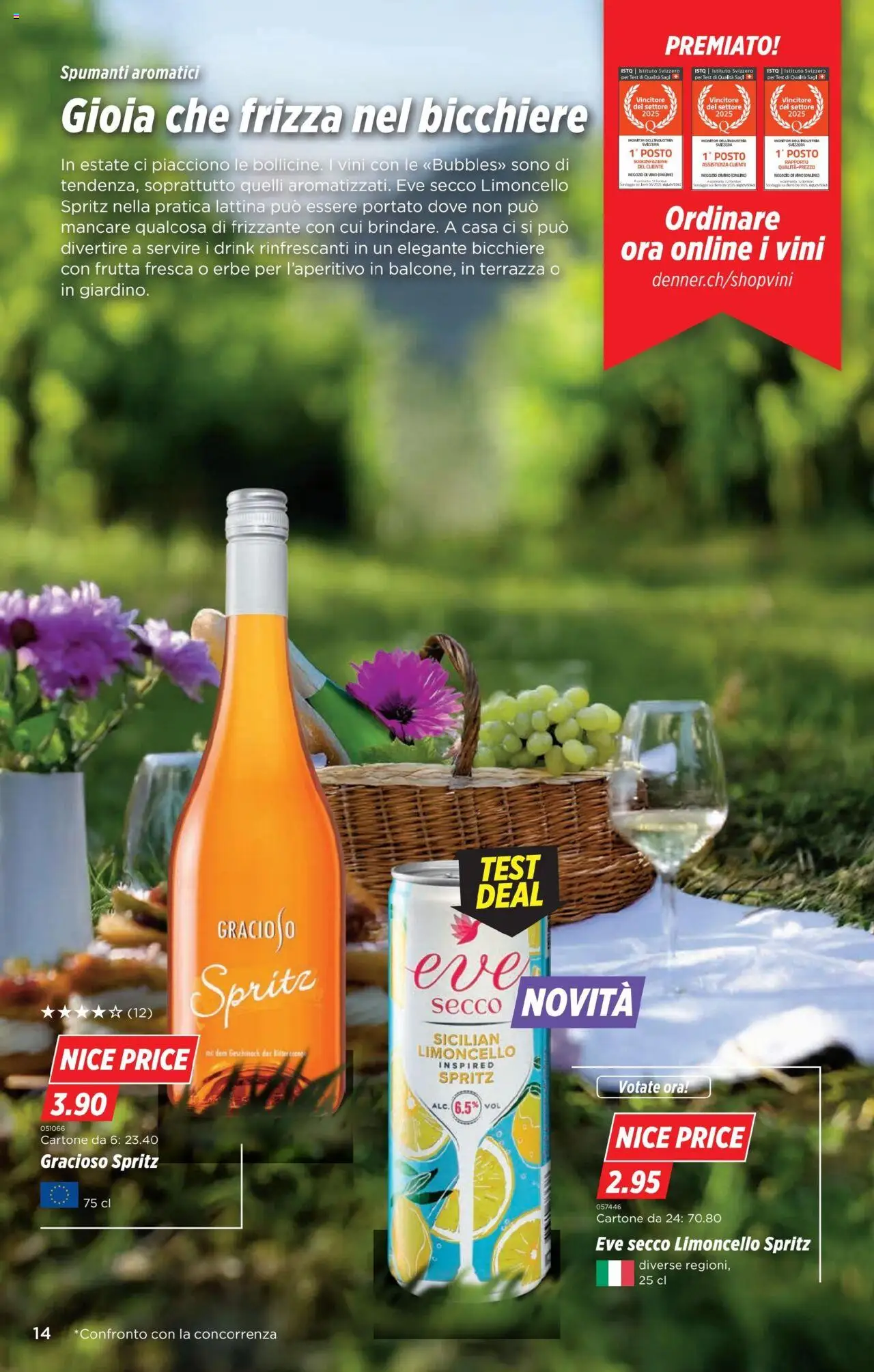 Denner Aktionen IT ab 12.08.2025 | Seite: 14 | Produkte: Sprite, Monitor