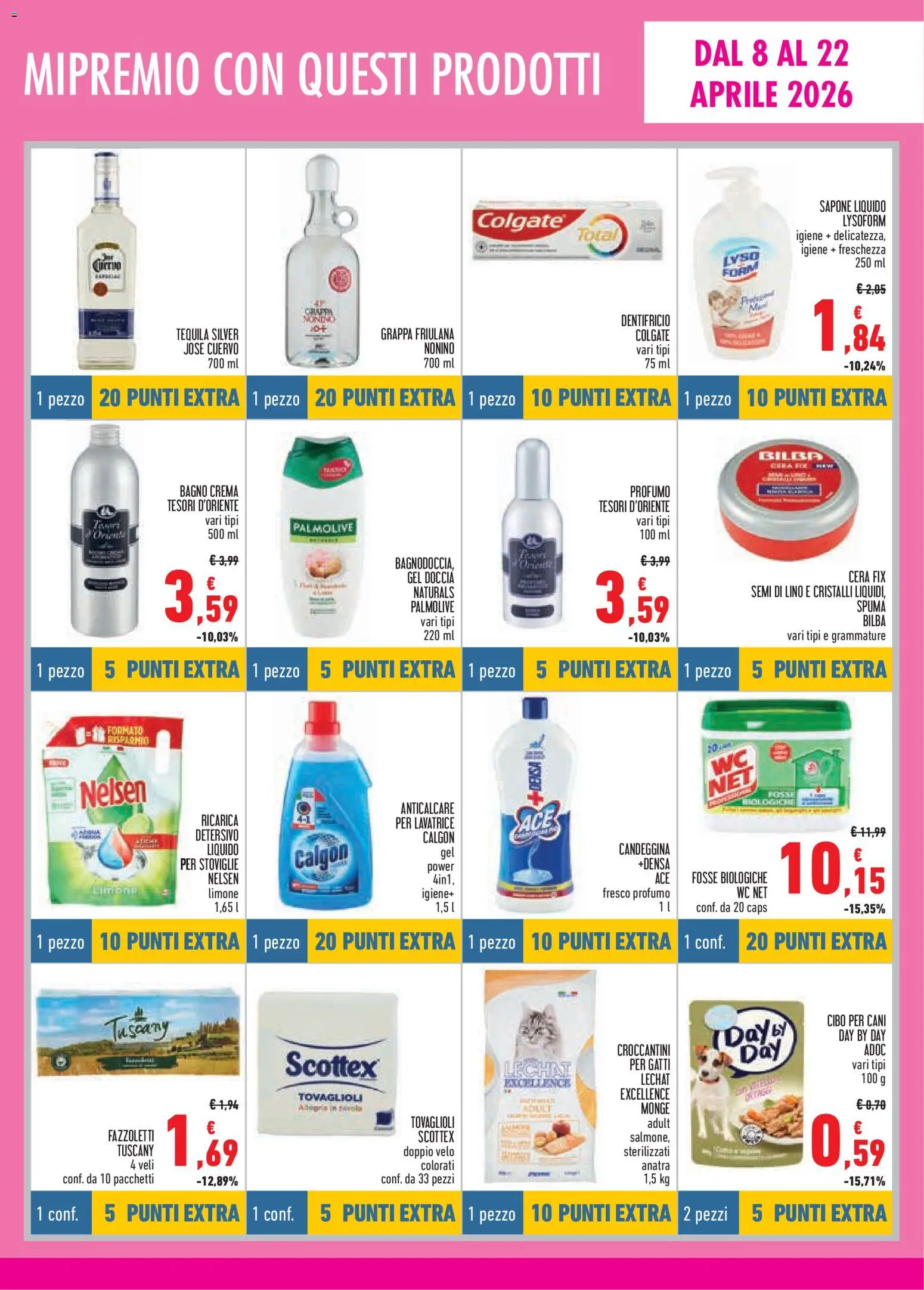 Volantino Conad del 26.03.2026 | Pagina: 15 | Prodotti: Crema, Dentifricio, Fazzoletti, Doccia