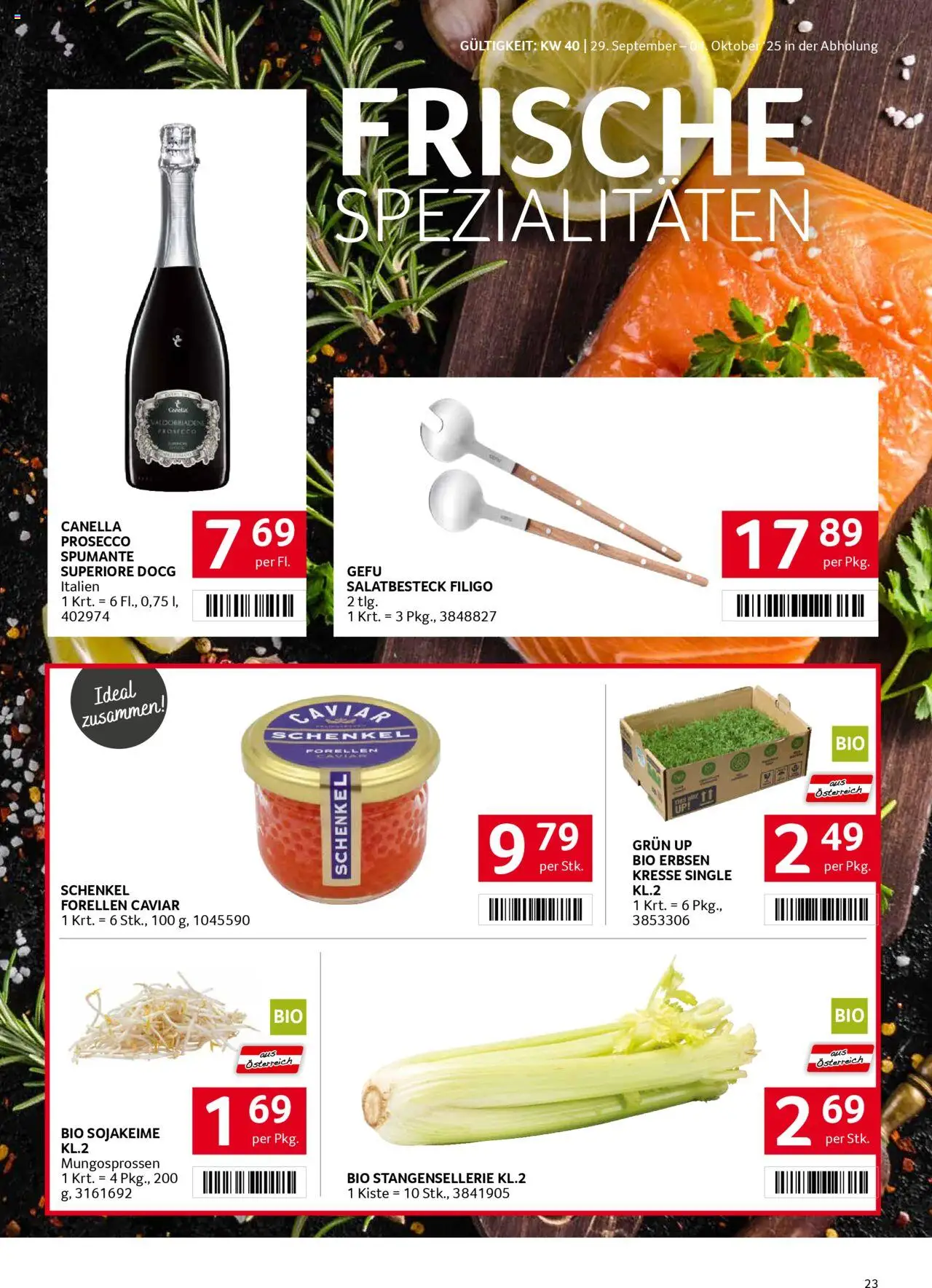 Transgourmet Flugblatt gültig ab 28.09.2025 | Seite: 22 | Produkte: Erbsen