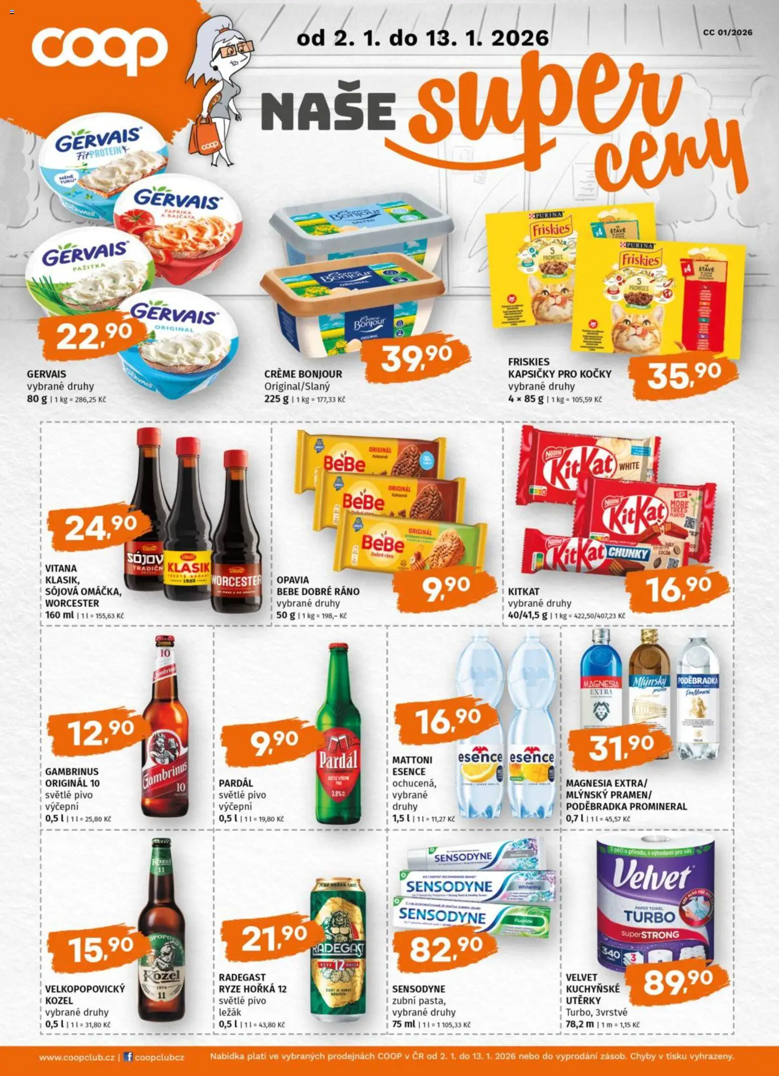 Trefa leták od 07.01.2026 | Strana: 9 | Produkty: Pardál, Kapsičky pro kočky, Magnesia, Bebe