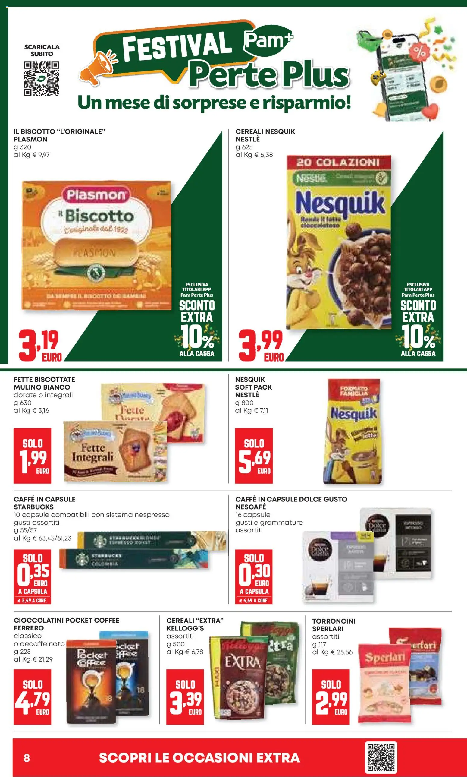 Volantino Panorama del 20.11.2025 | Pagina: 8 | Prodotti: Caffè, Caffe in capsule, Torroncini, Cioccolatini