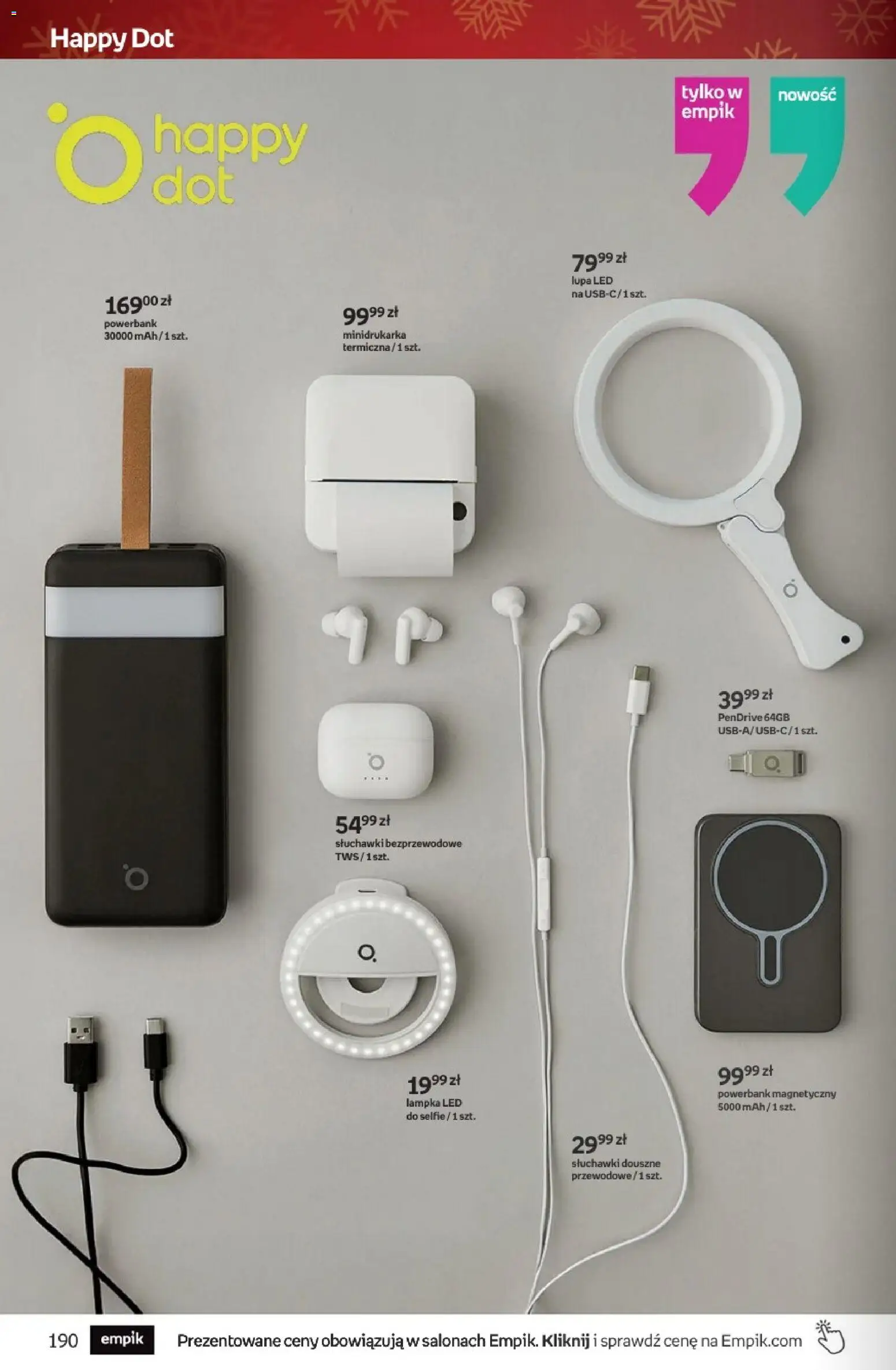 Empik promocje - Tom kultury Zabawki od 10.12.2025 | Strona: 66 | Produkty: Słuchawki, Powerbank, Słuchawki bezprzewodowe, Pendrive