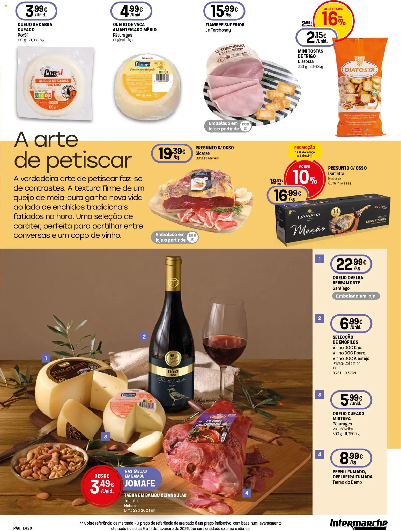 Intermarché - Pascoa Contact │ válido de 19.03.2026 | Página: 13 | Produtos: Tábua, Pernil, Queijo, Presunto