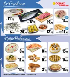 Anteprima del volantino FOCACCIA FARCITA varie ricette, Stuffed focaccia various recipes valido a partire dal 02.01.2026 | Pagina: 6 | Prodotti: Focaccia, Insalata, Spinaci, Tonno