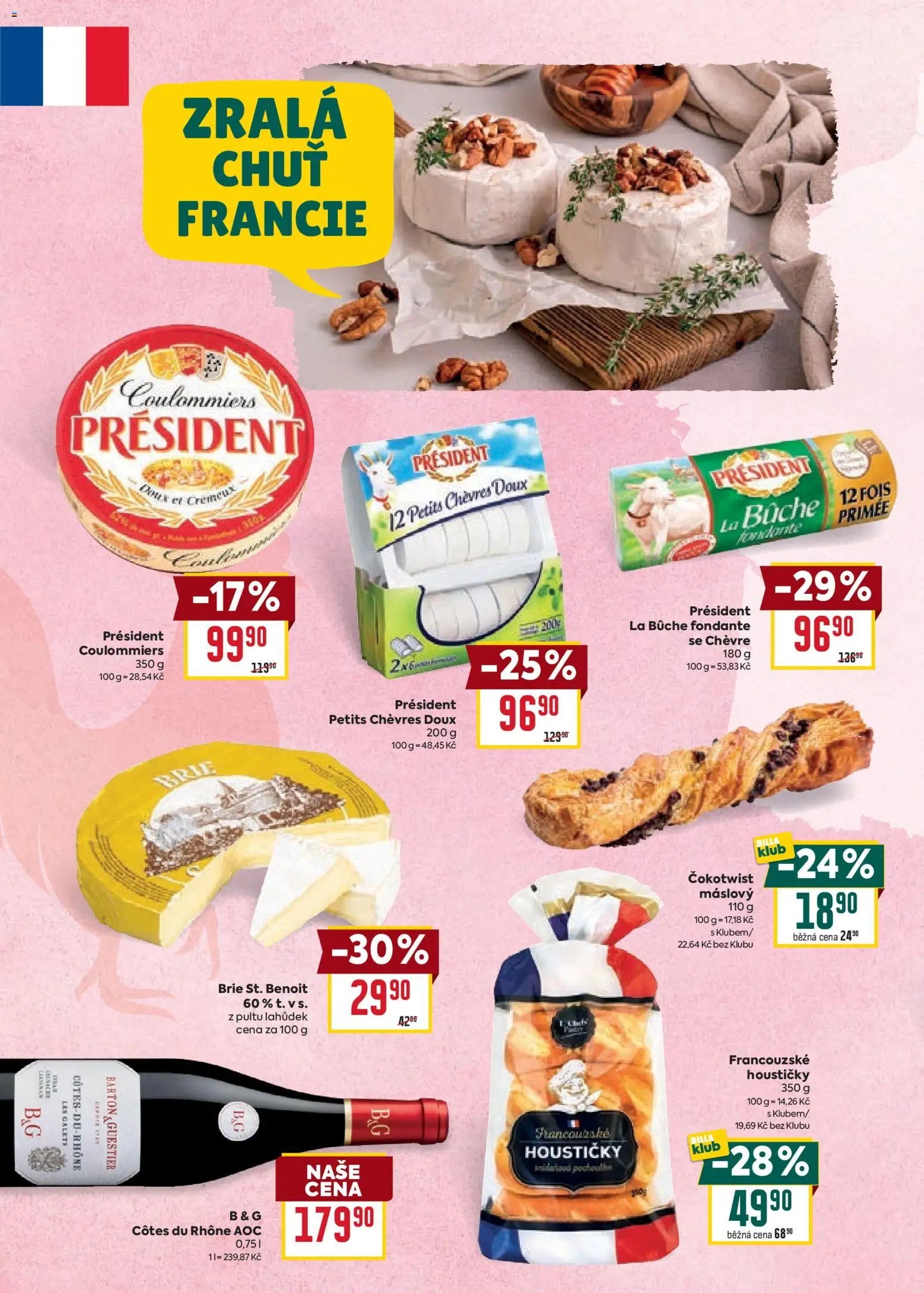 Billa leták - Chutě světa od 21.01.2026 | Strana: 12 | Produkty: Brie