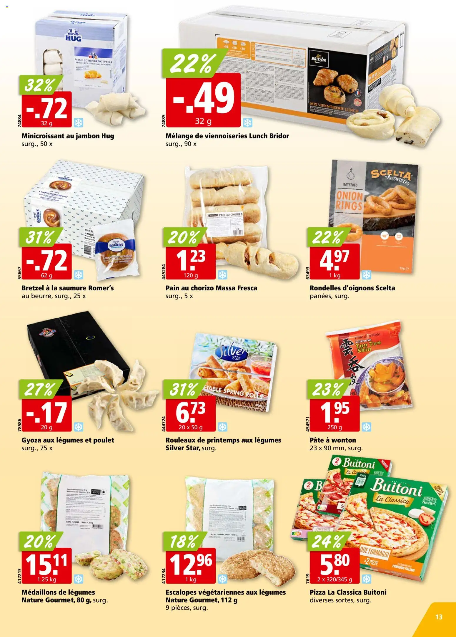 Aligro Aktionen Chavannes, Matran, Genève, Sion – gültig ab 02.02.2026 | Seite: 13 | Produkte: Pizza