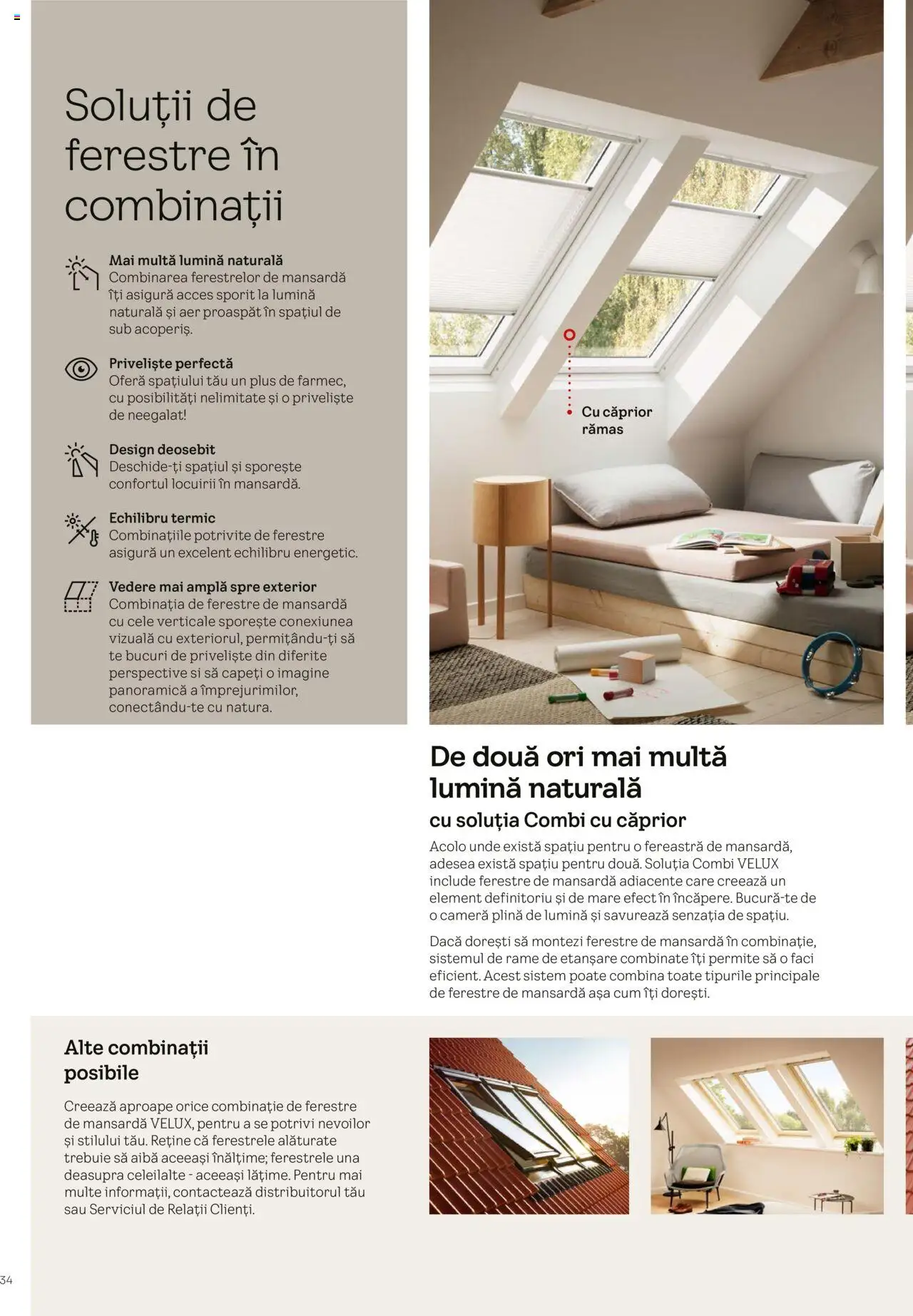 Catalog Velux – valabil de la 25.02.2025 | Pagină: 34 | Produse: Tavuk suyu, Cameră, Fereastră