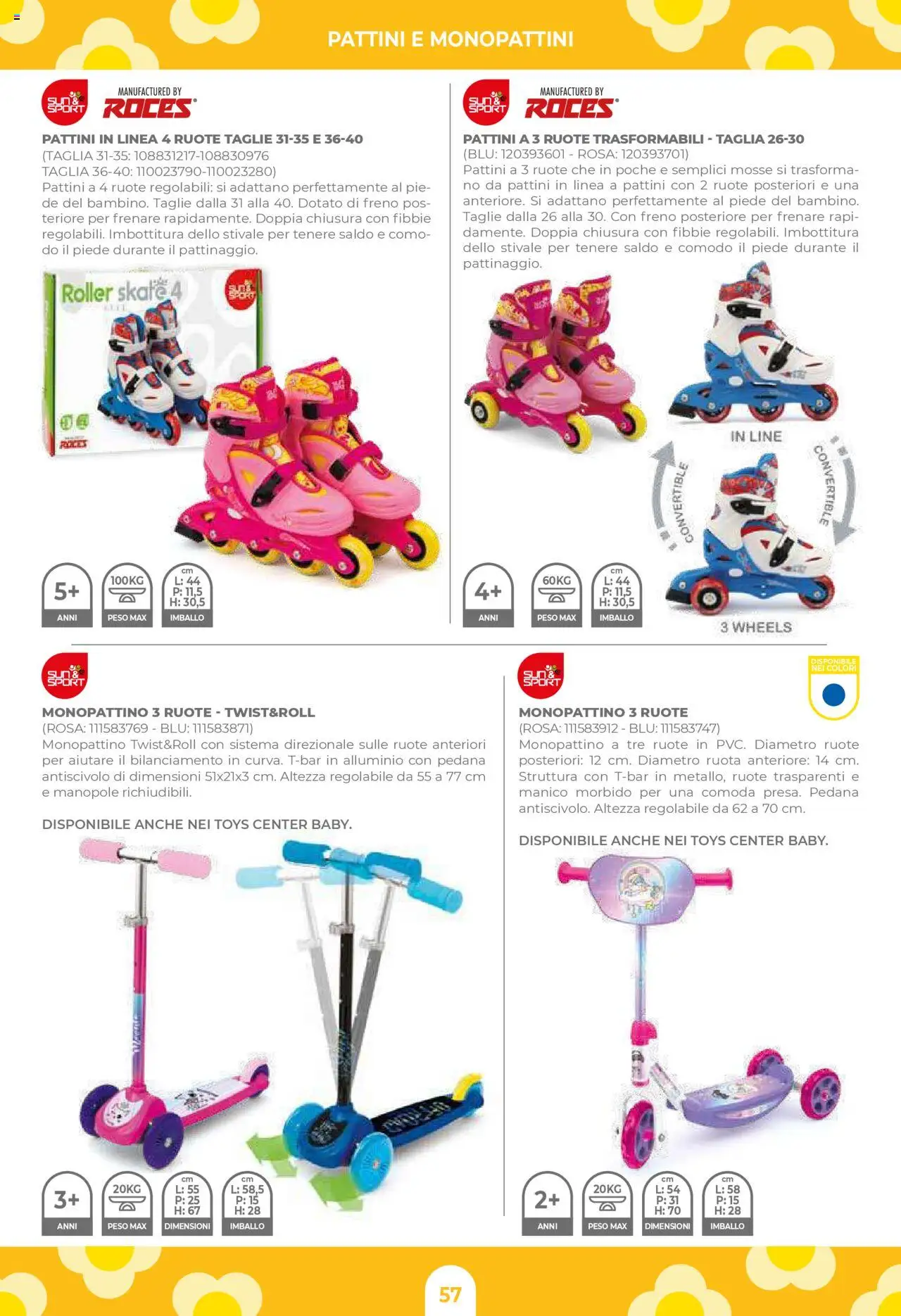 Volantino Toys Center del 03.04.2025 | Pagina: 59 | Prodotti: Monopattino, Alluminio