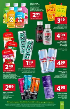 Stokrotka Gazetka od 10.07.2025 | Strona: 41 | Produkty: Mango, Brzoskwinia, Red bull, Stokrotka