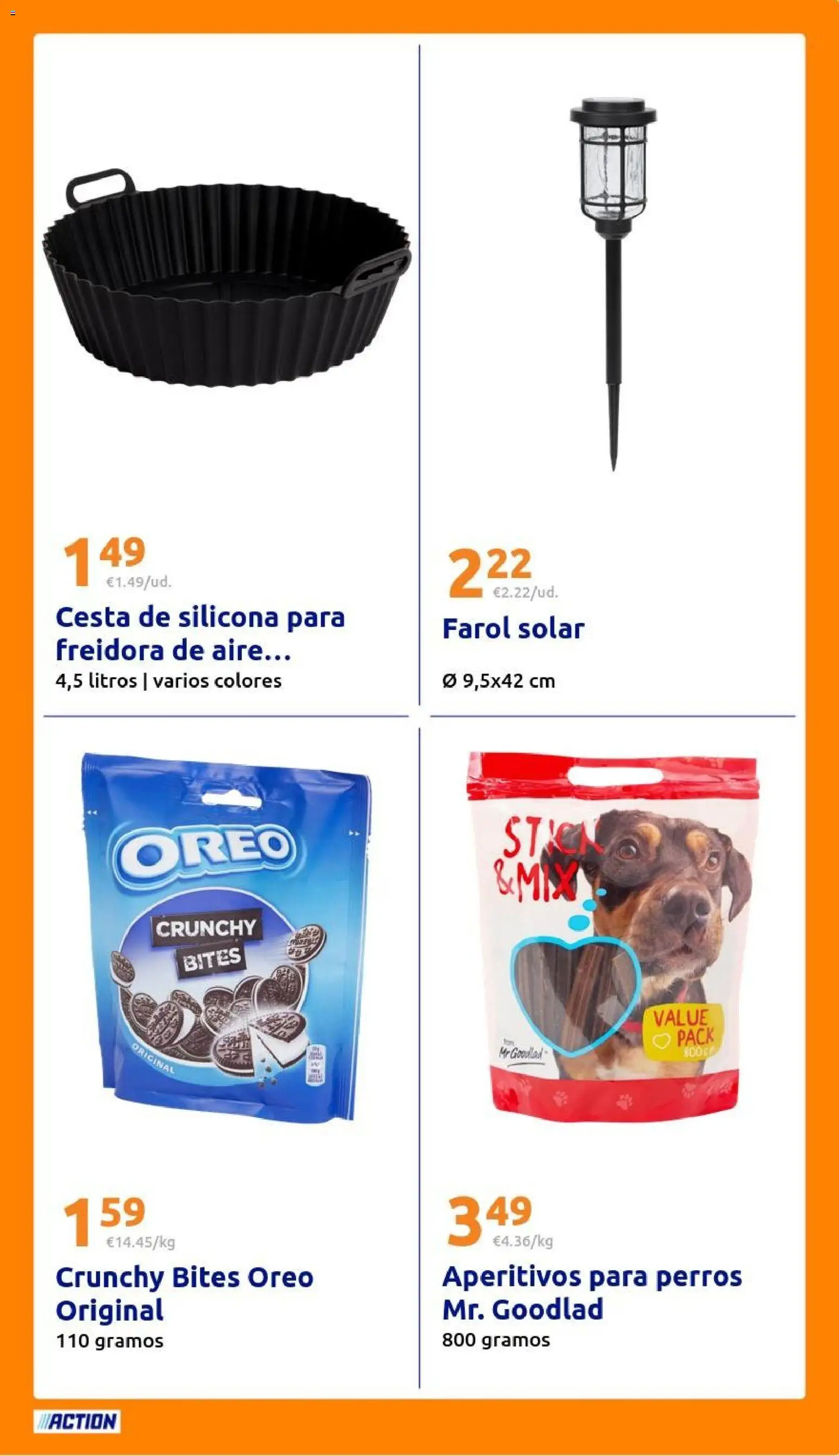 Action folleto │ válido desde el 25.03.2026 | Página: 29 | Productos: Farol, Freidora, Cesta