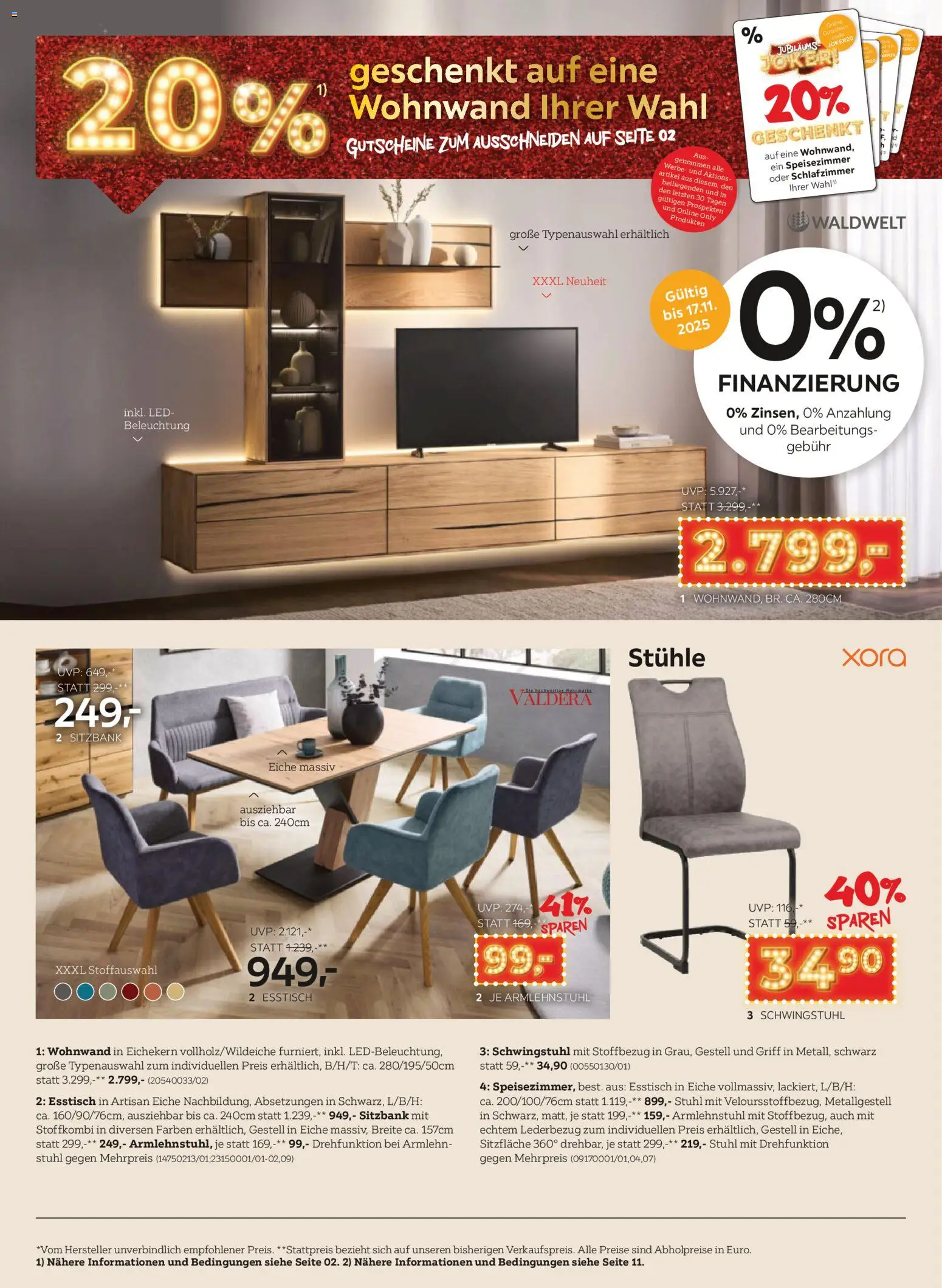 XXXLutz Jubiläums - Joker gültig ab 04.11.2025 | Seite: 12 | Produkte: Stuhl