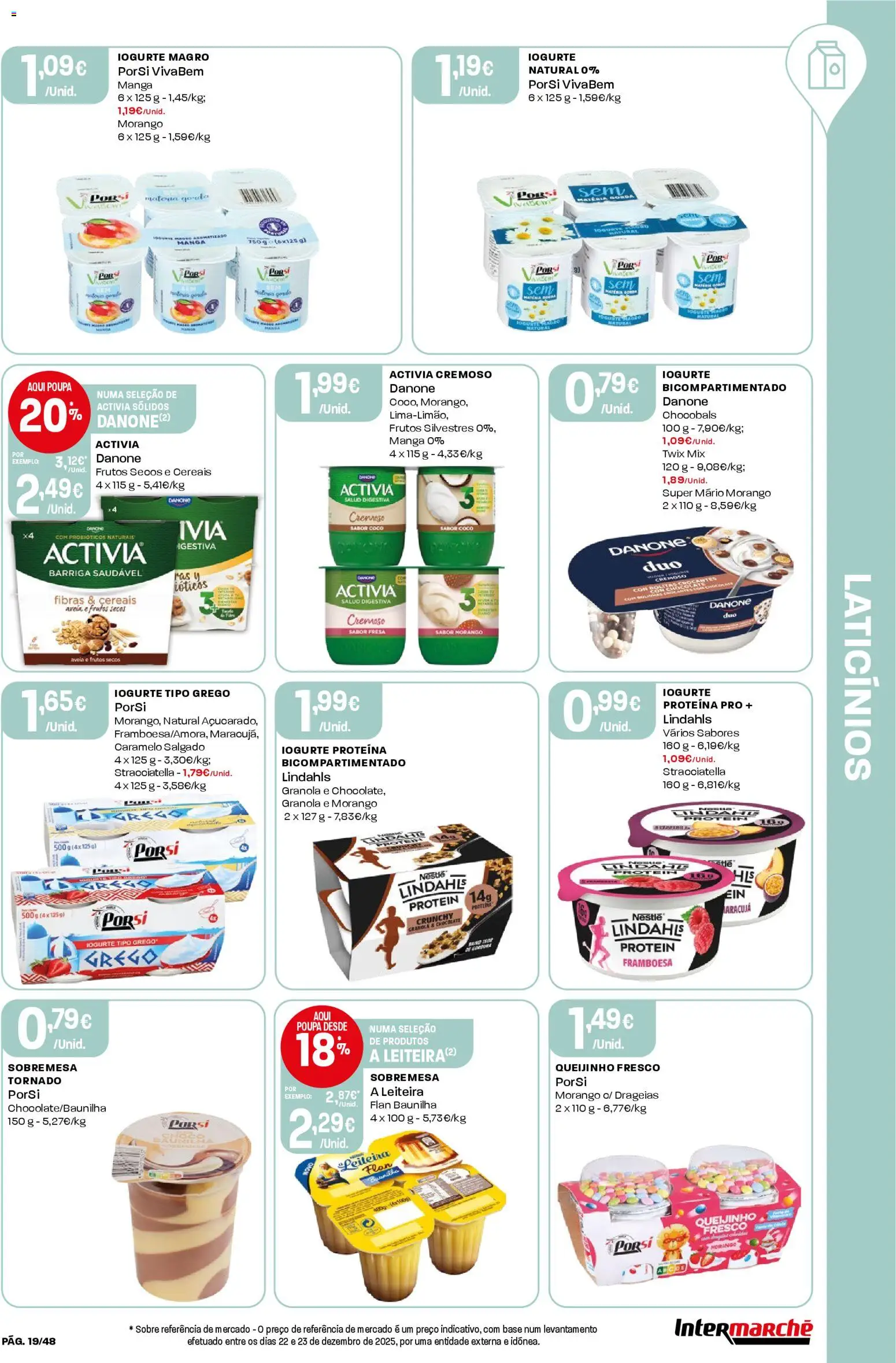 Intermarché folheto │ válido de 29.01.2026 | Página: 19 | Produtos: Granola, Iogurte, Chocolate, Cereais
