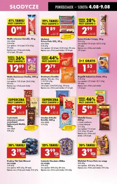Biedronka gazetka od 04.08.2025 | Strona: 55 | Produkty: Praliny, Wafelki, Cukierki, Ciastka
