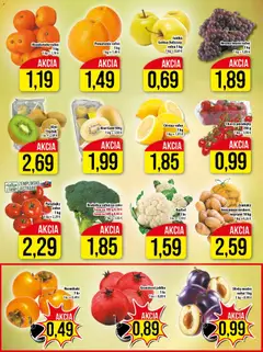 Klas leták platný od 09.03.2026 | Strana: 6 | Produkty: Pomaranče, Paradajky, Citróny, Slivky