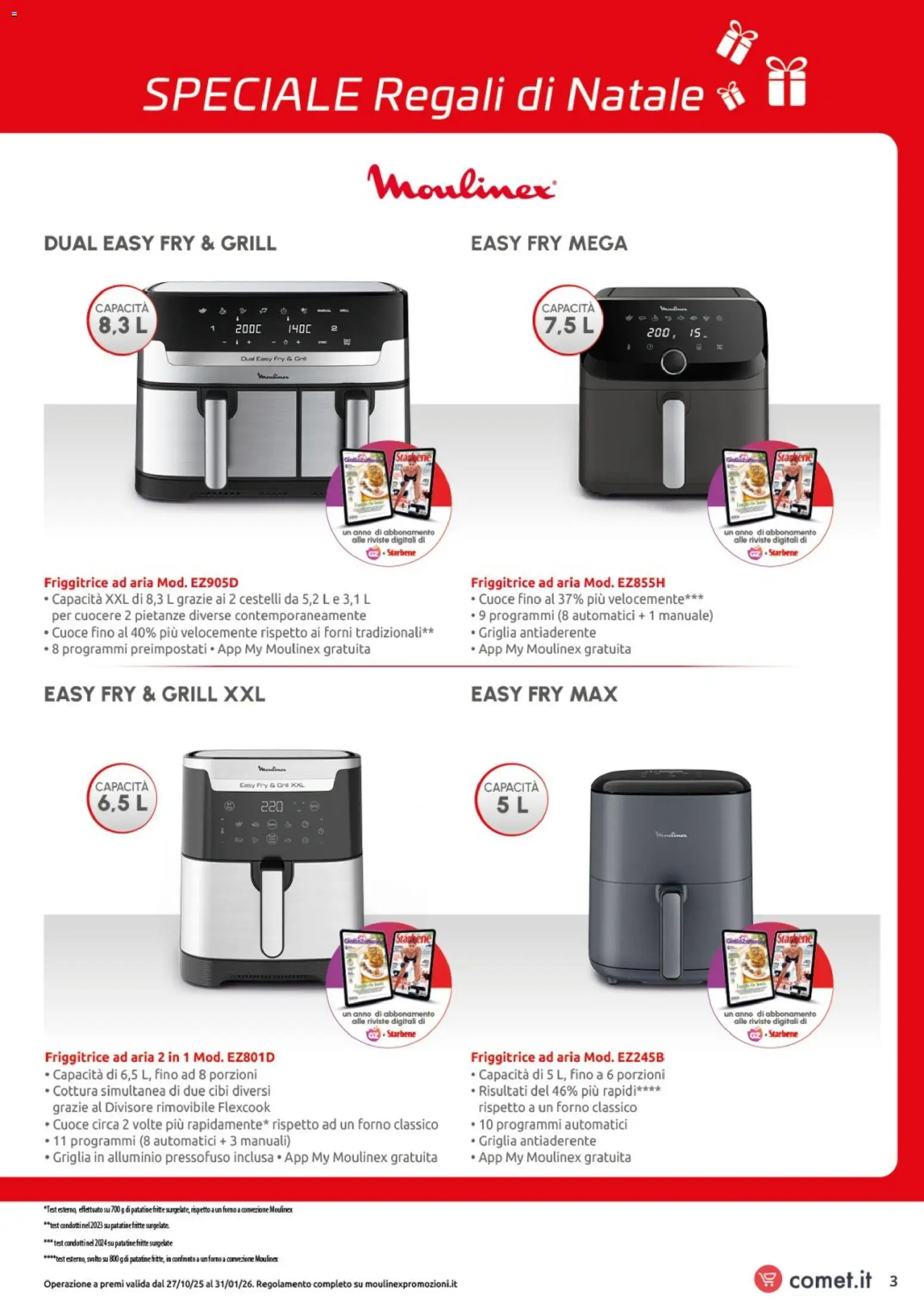Volantino Comet del 03.12.2025 | Pagina: 3 | Prodotti: Patatine, Alluminio, Griglia, Friggitrice