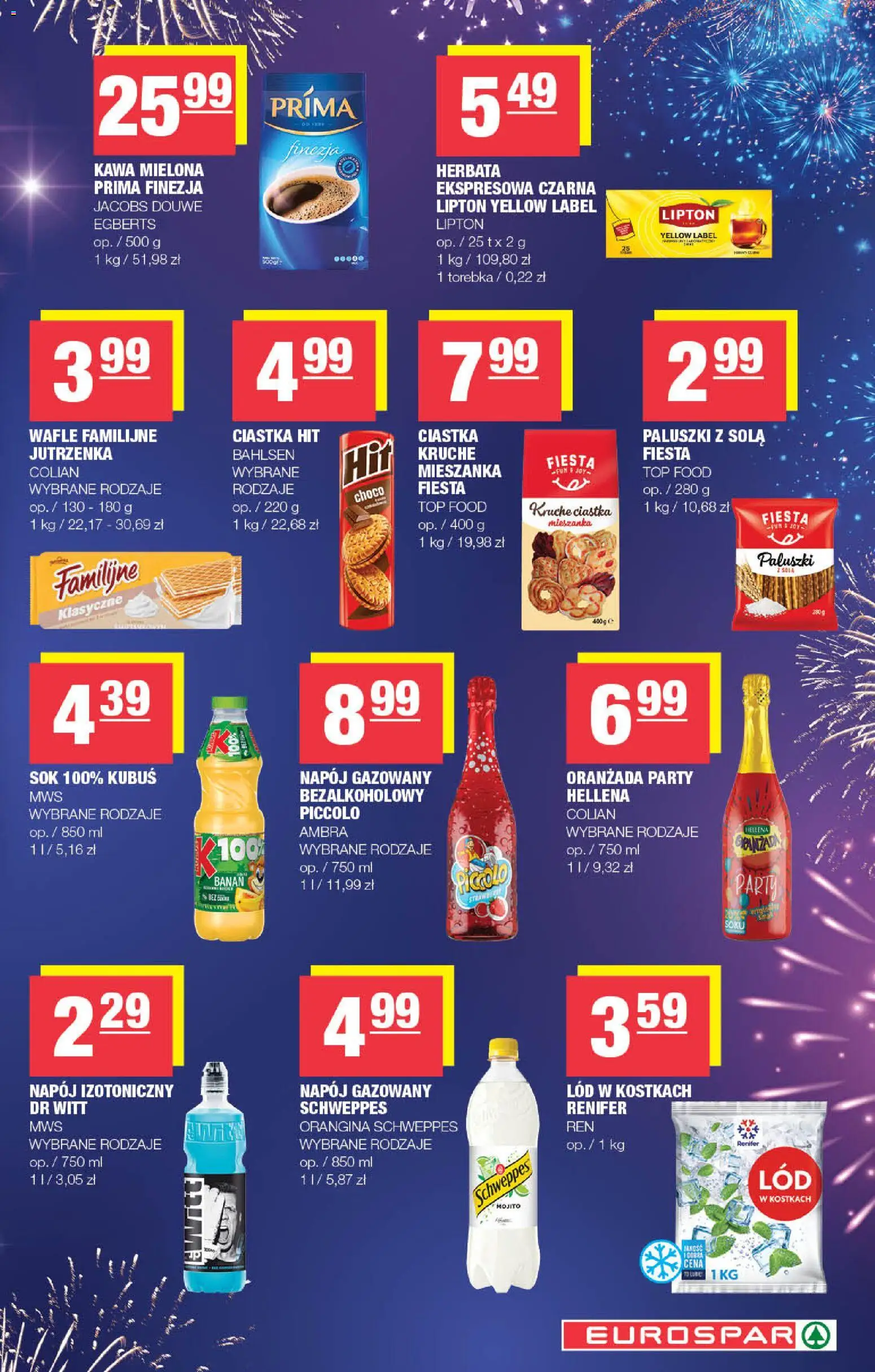 Spar Gazetka od 30.12.2025 | Strona: 7 | Produkty: Top, Wafle, Kawa mielona Prima, Lód w kostkach