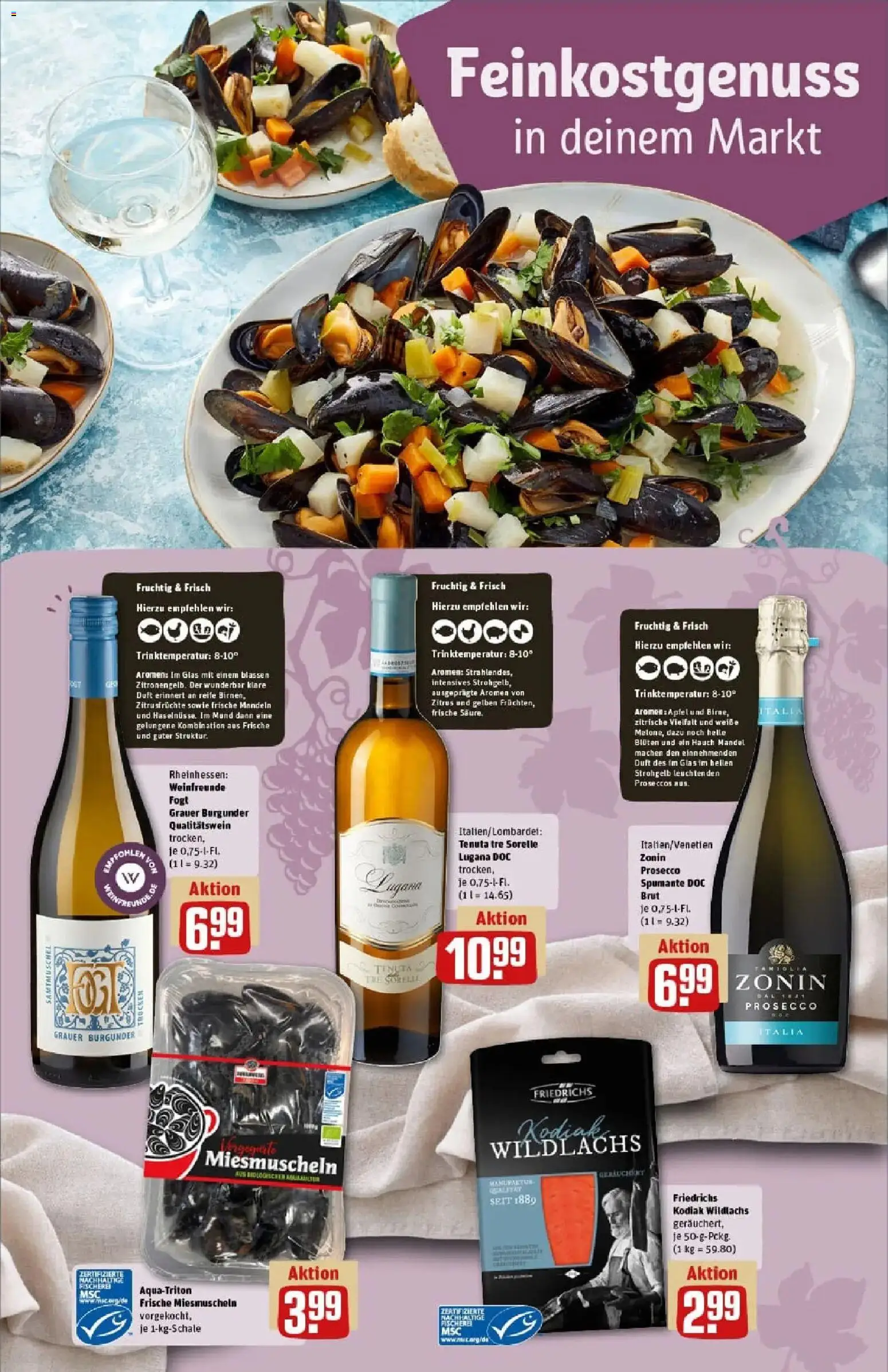 Rewe prospekt Stolberg / Breinig	 – gültig ab 01.12.2025 | Seite: 16 | Produkte: Duft, Mandeln, Prosecco