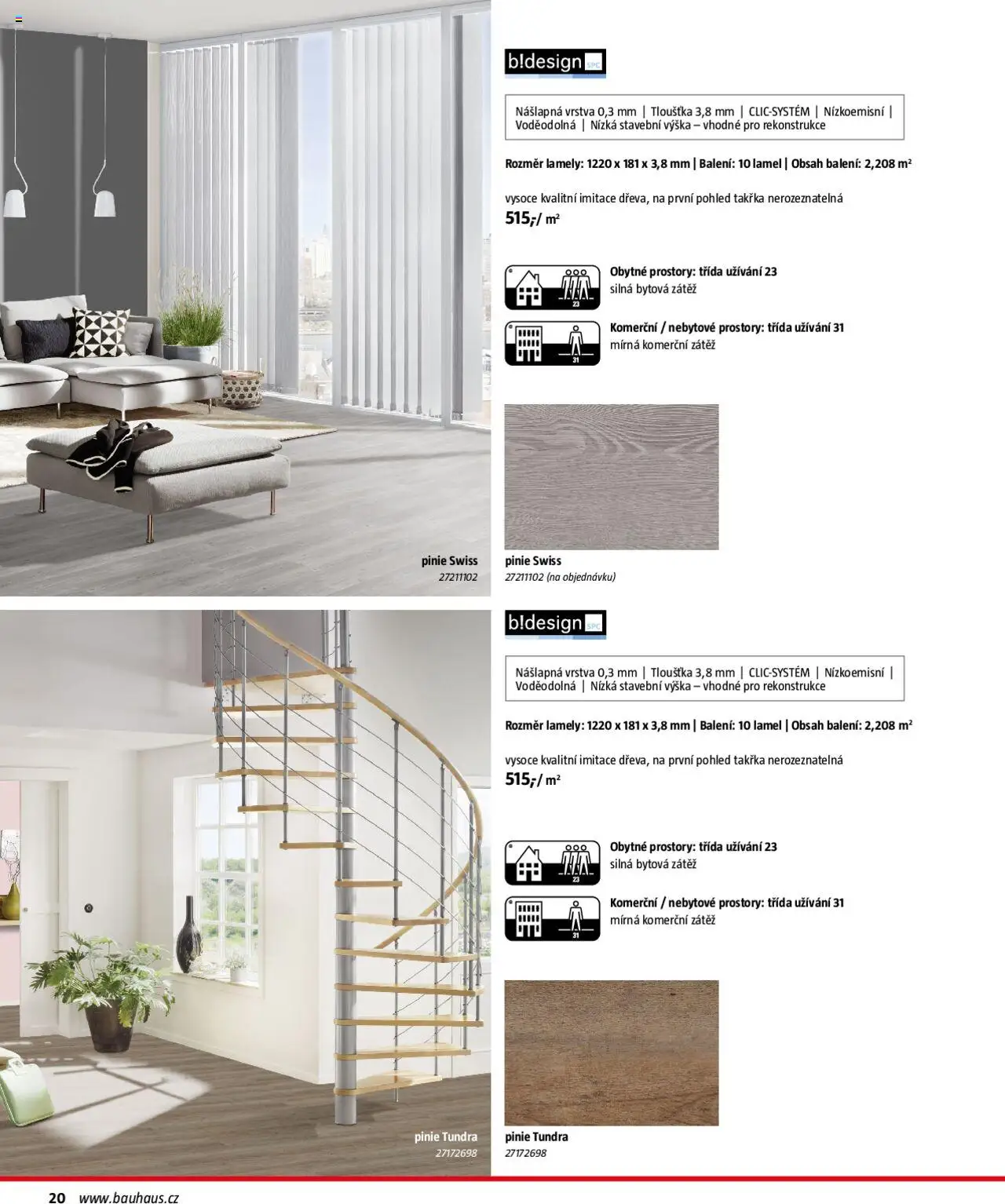 Bauhaus katalog Podlahové krytiny od 01.08.2025 | Strana: 20