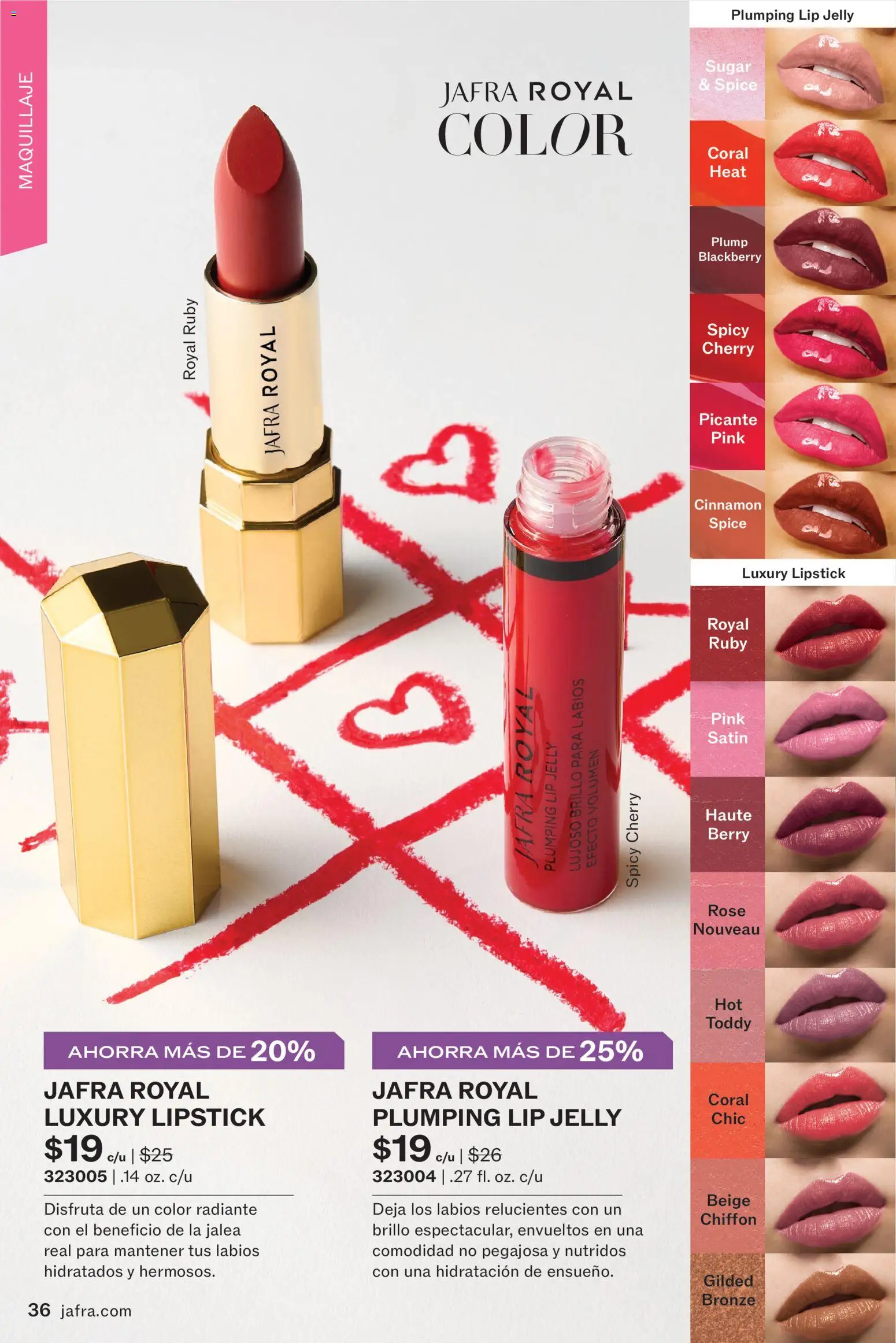 JAFRA folleto │ válido desde el 01.01.2026 | Página: 36 | Productos: Maquillaje