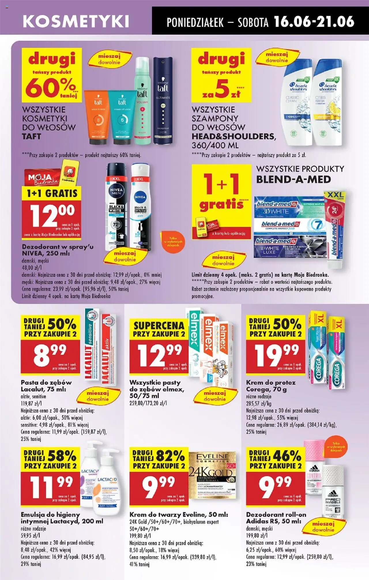 Biedronka gazetka od 16.06.2025 | Strona: 63 | Produkty: Szampon, Be beauty, Mydło, Krem