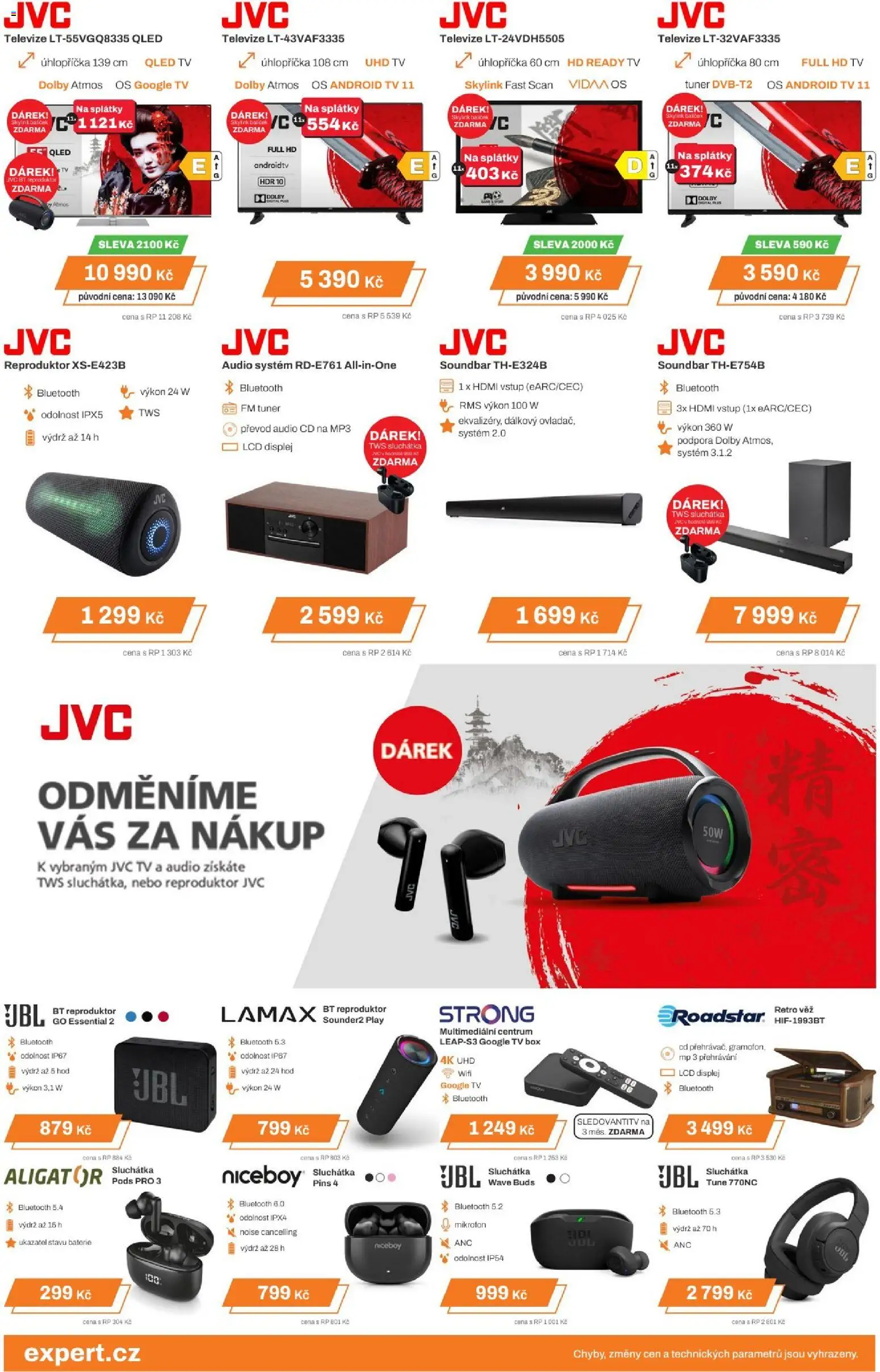Expert elektro leták od 04.12.2025 | Strana: 6 | Produkty: Niceboy, Tv, Sluchátka, Soundbar