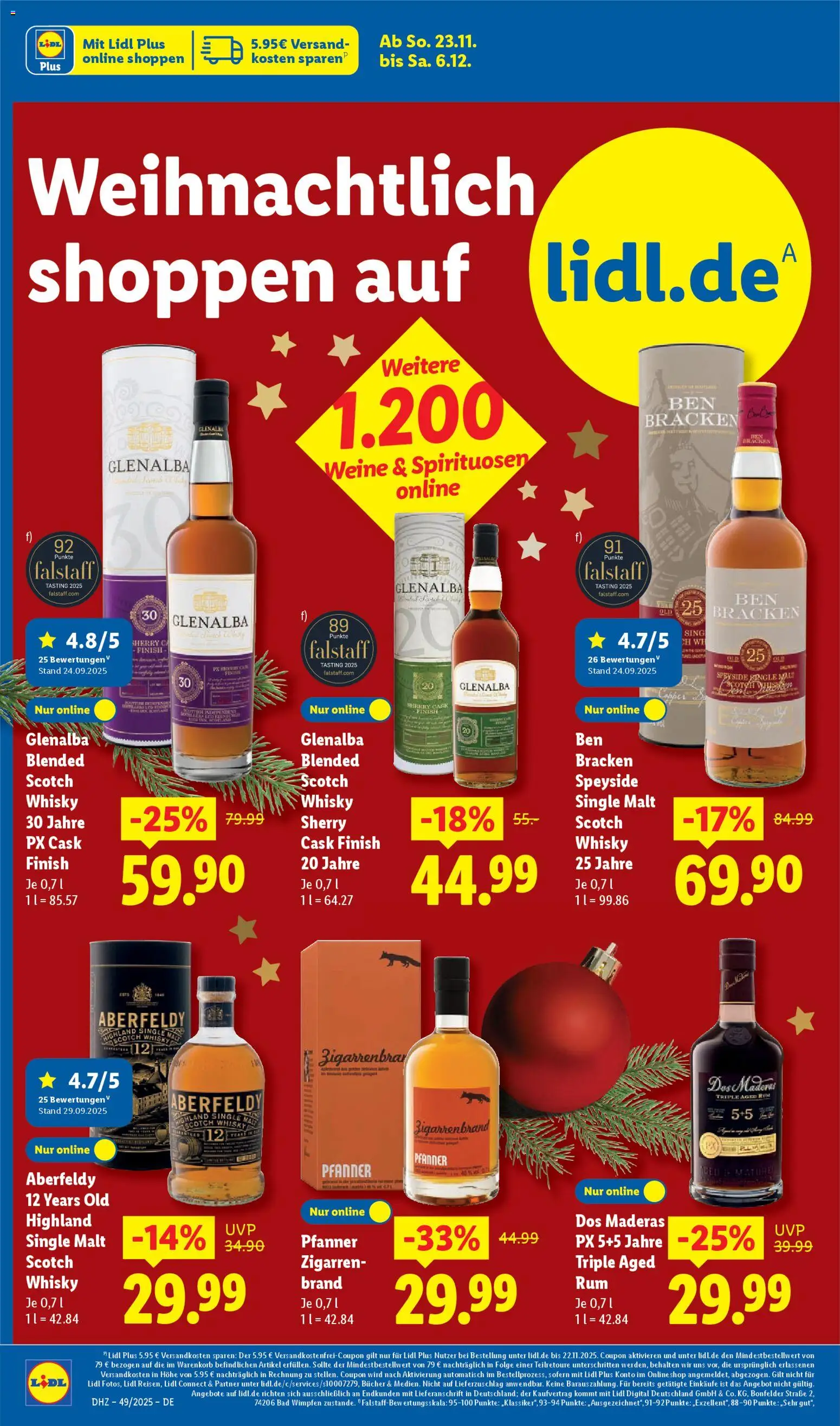 Lidl Prospekt Zossen – gültig ab 01.12.2025 | Seite: 30 | Produkte: Whisky, Bad, Finish