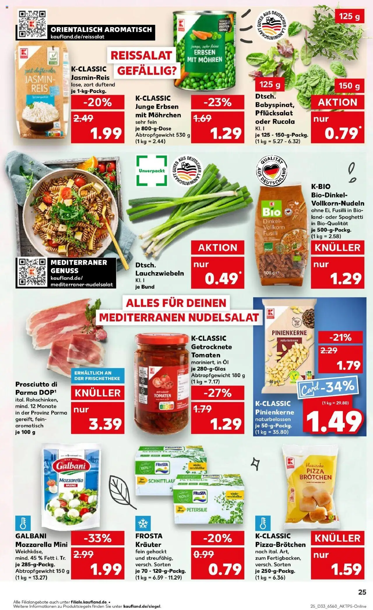 Kaufland prospekt Stolberg	 - gültig ab dem 18.08.2025 | Seite: 36 | Produkte: Mozzarella, Rucola, Mohren, Pizza