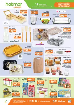 19.03.2026 tarihinden itibaren geçerli olan Hakmar Express kataloğu önizlemesi