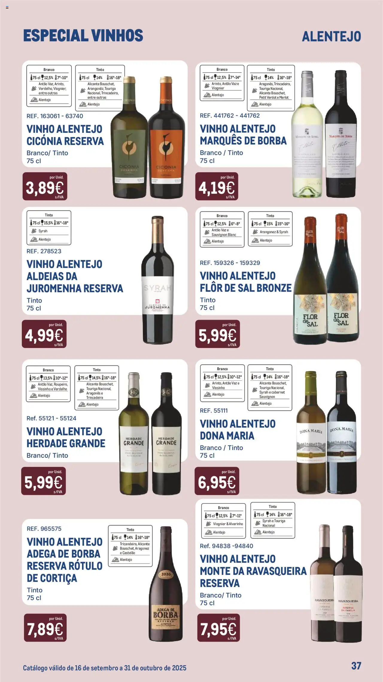 Makro - Especial Vinhos │ válido de 16.09.2025 | Página: 37 | Produtos: Sal, Vinho