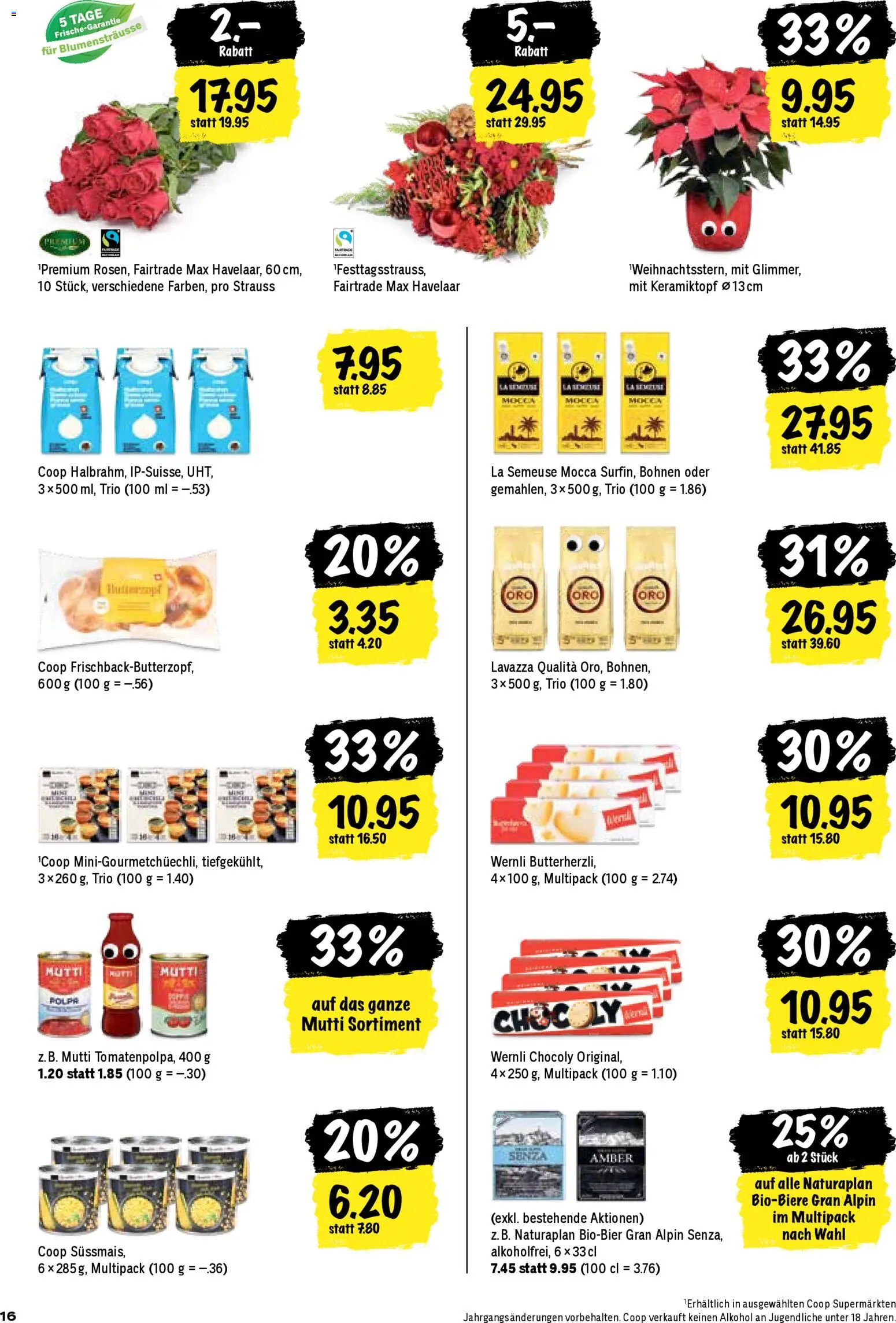 Coop Aktionen – gültig ab 18.12.2025 | Seite: 16 | Produkte: Butter