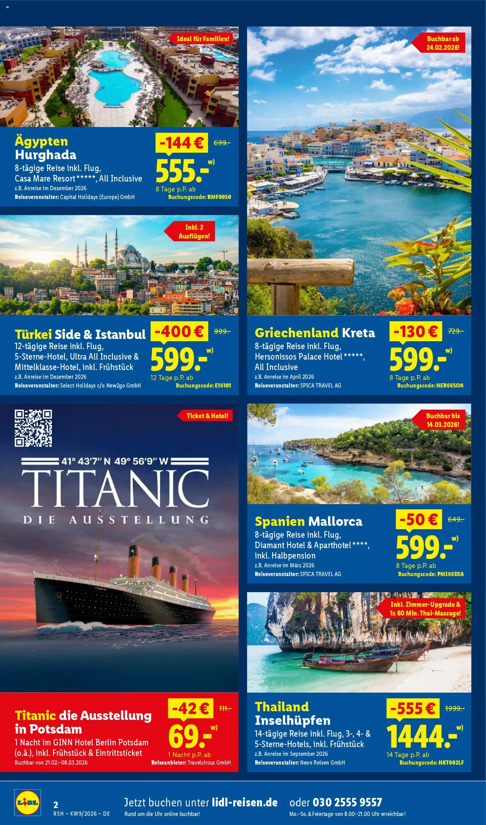 Lidl Reisen Prospekt 	 – gültig ab 21.02.2026 | Seite: 2 | Produkte: Uhr