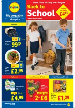 Preview of Lidl - Back to school valid from 31.07.2025