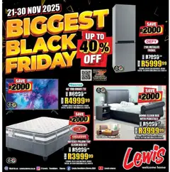 Lewis Stores specials catalogue – valid from 21.11.2025