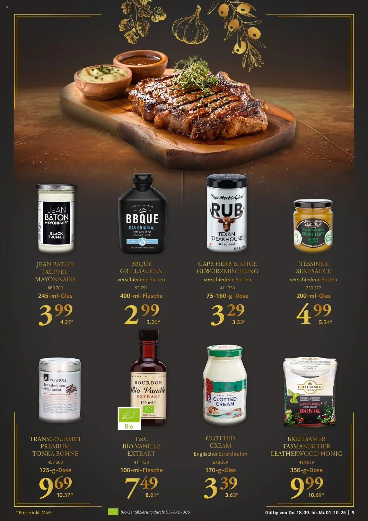 Selgros Für Genießer  – gültig ab 18.09.2025 | Seite: 9 | Produkte: Mayonnaise, Bourbon
