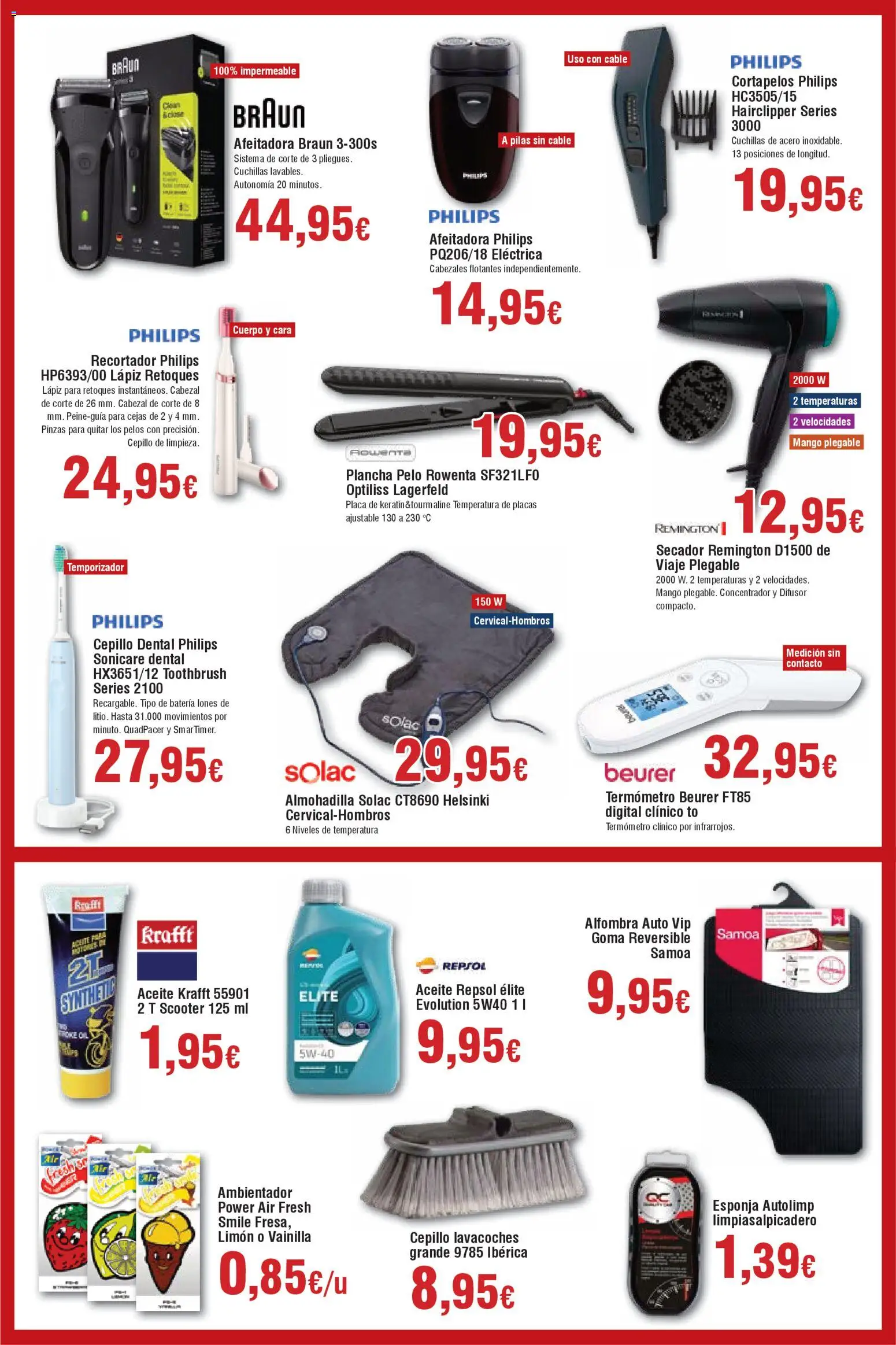 Froiz - Hiper FROIZ │ válido desde el 29.01.2026 | Página: 7 | Productos: Cepillo, Té, Cable, Alfombra