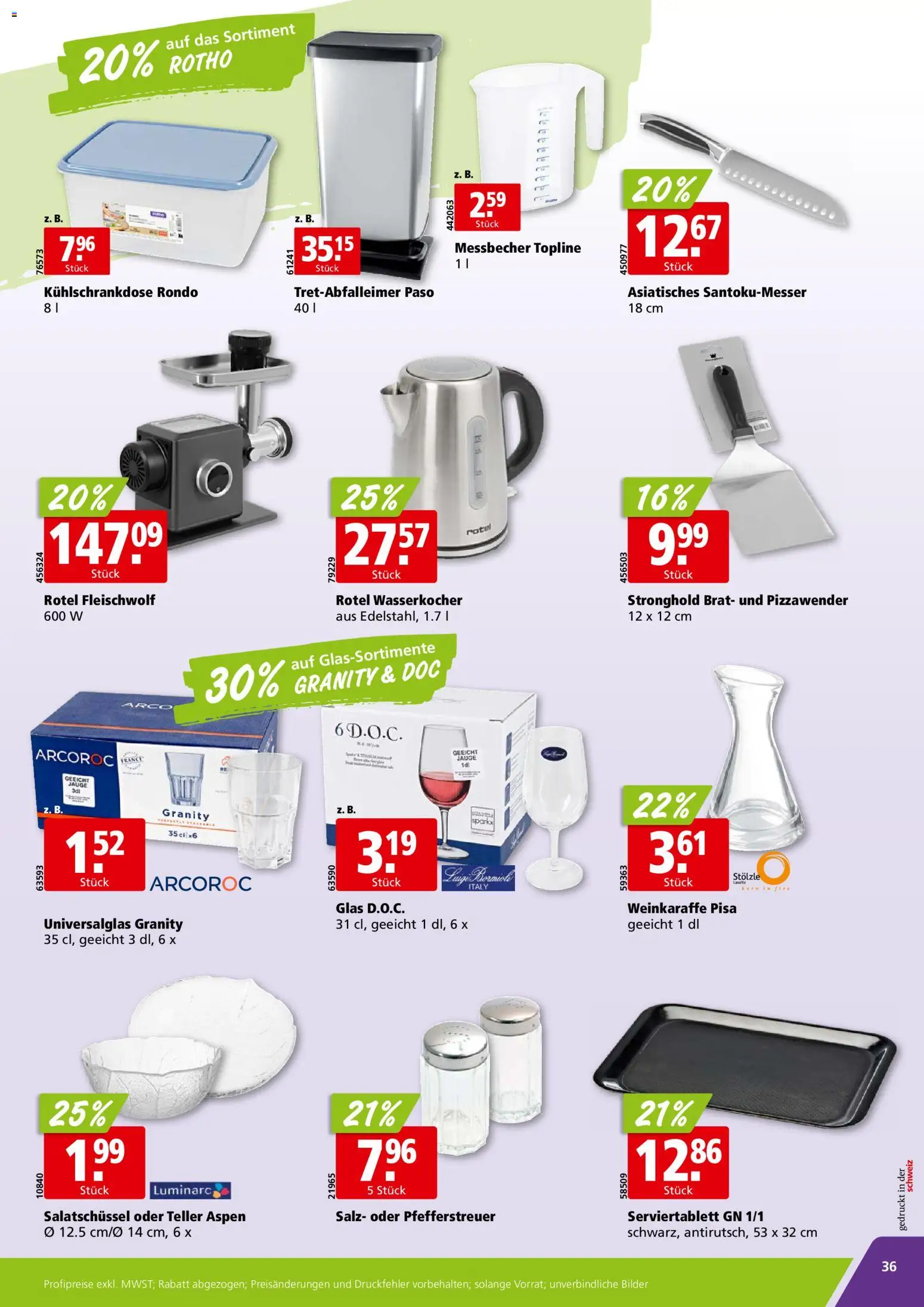 Aligro Aktionen – gültig ab 27.10.2025 | Seite: 36 | Produkte: Salz, Wasserkocher, Bilder