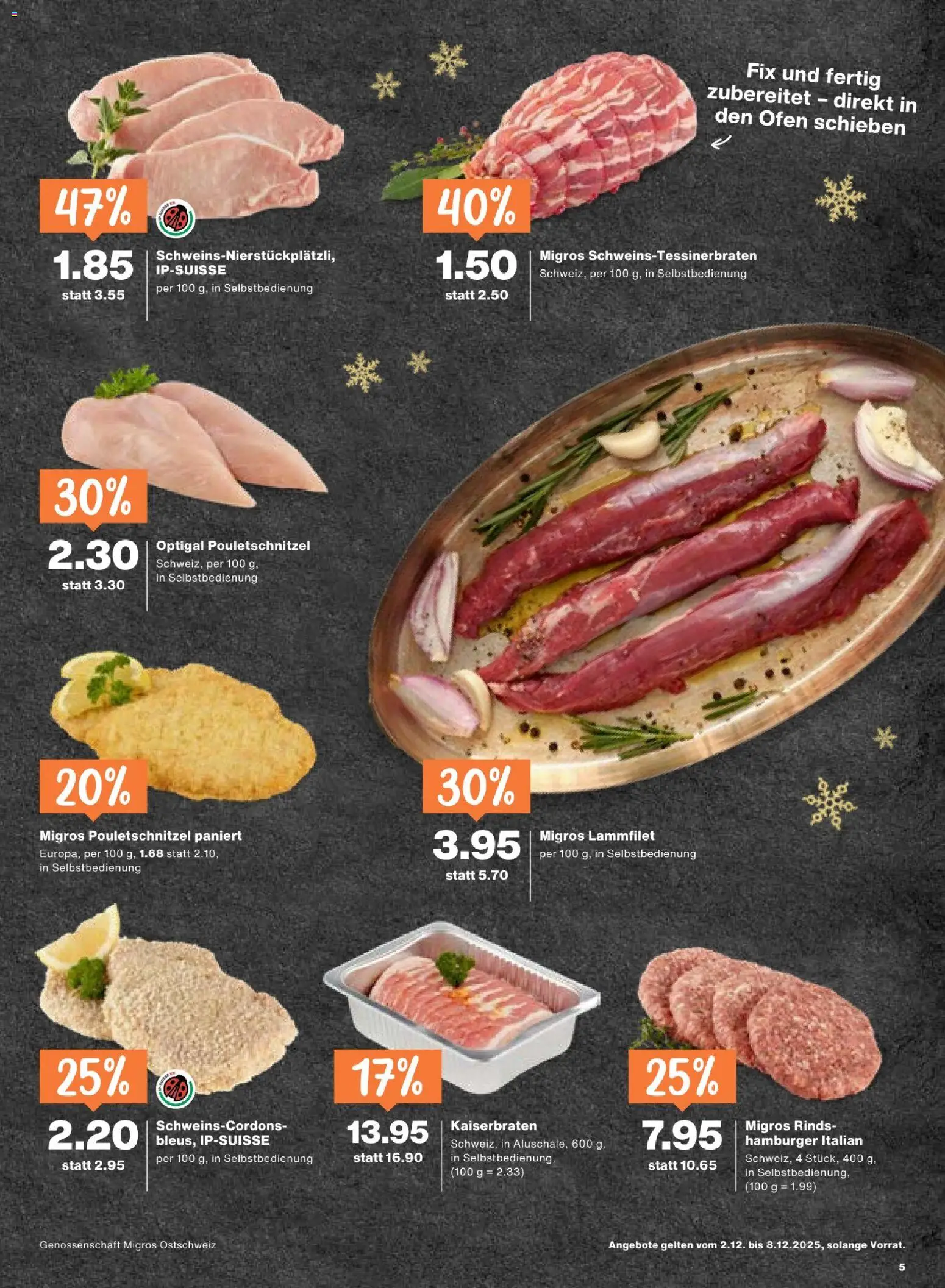 Migros Aktionen – gültig ab 02.12.2025 | Seite: 5 | Produkte: Ofen