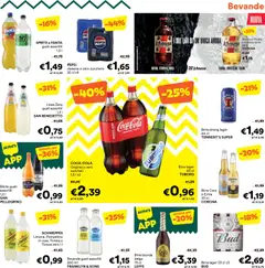Anteprima del volantino Unes volantino valido a partire dal 23.03.2026 | Pagina: 15 | Prodotti: Tennent's, Pompelmo, Zucchero, Pepsi