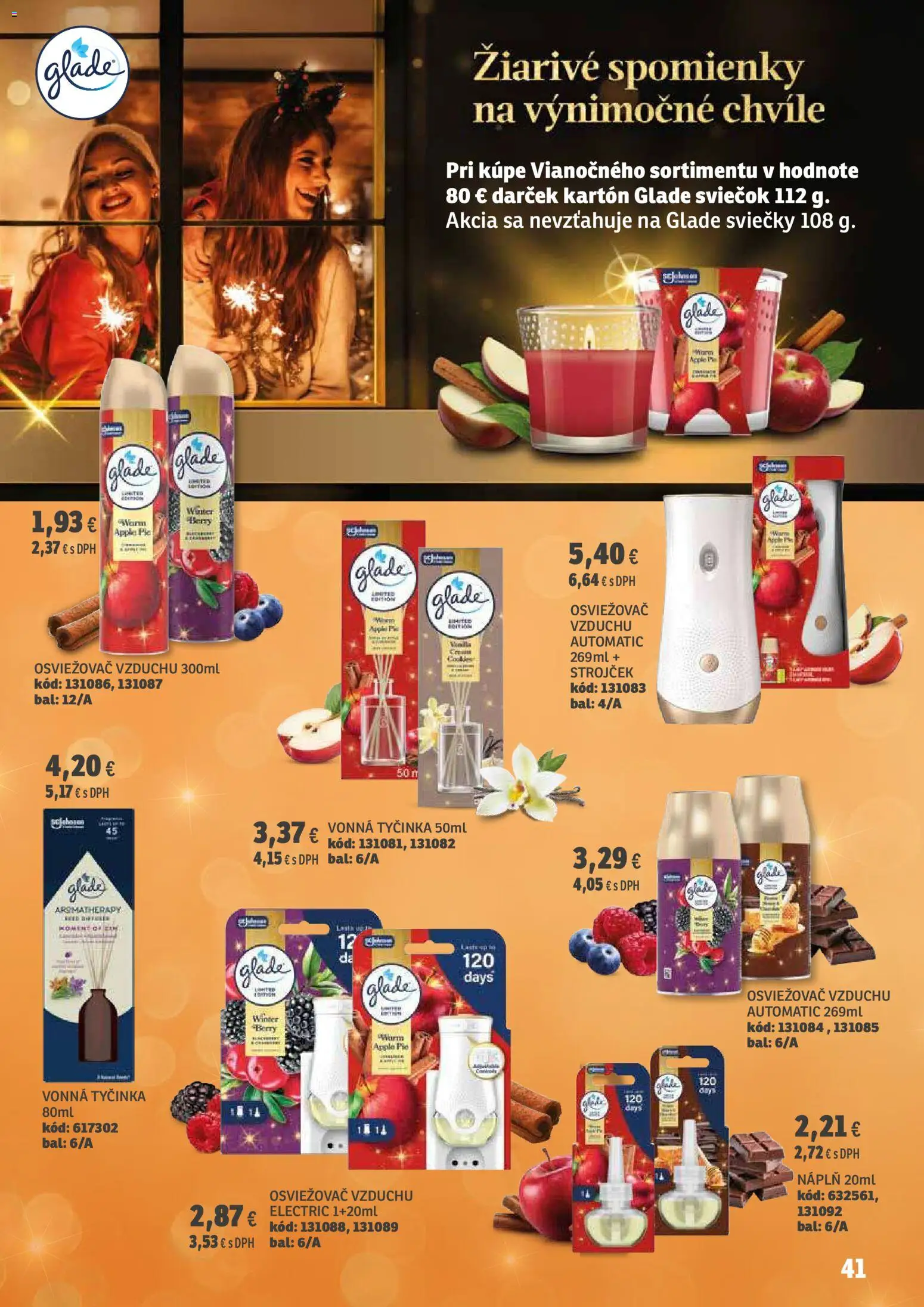 Nové Labaš akcie – leták je platný od 14.11.2025 | Strana: 41 | Produkty: Osviežovač vzduchu, Strojček, Apple