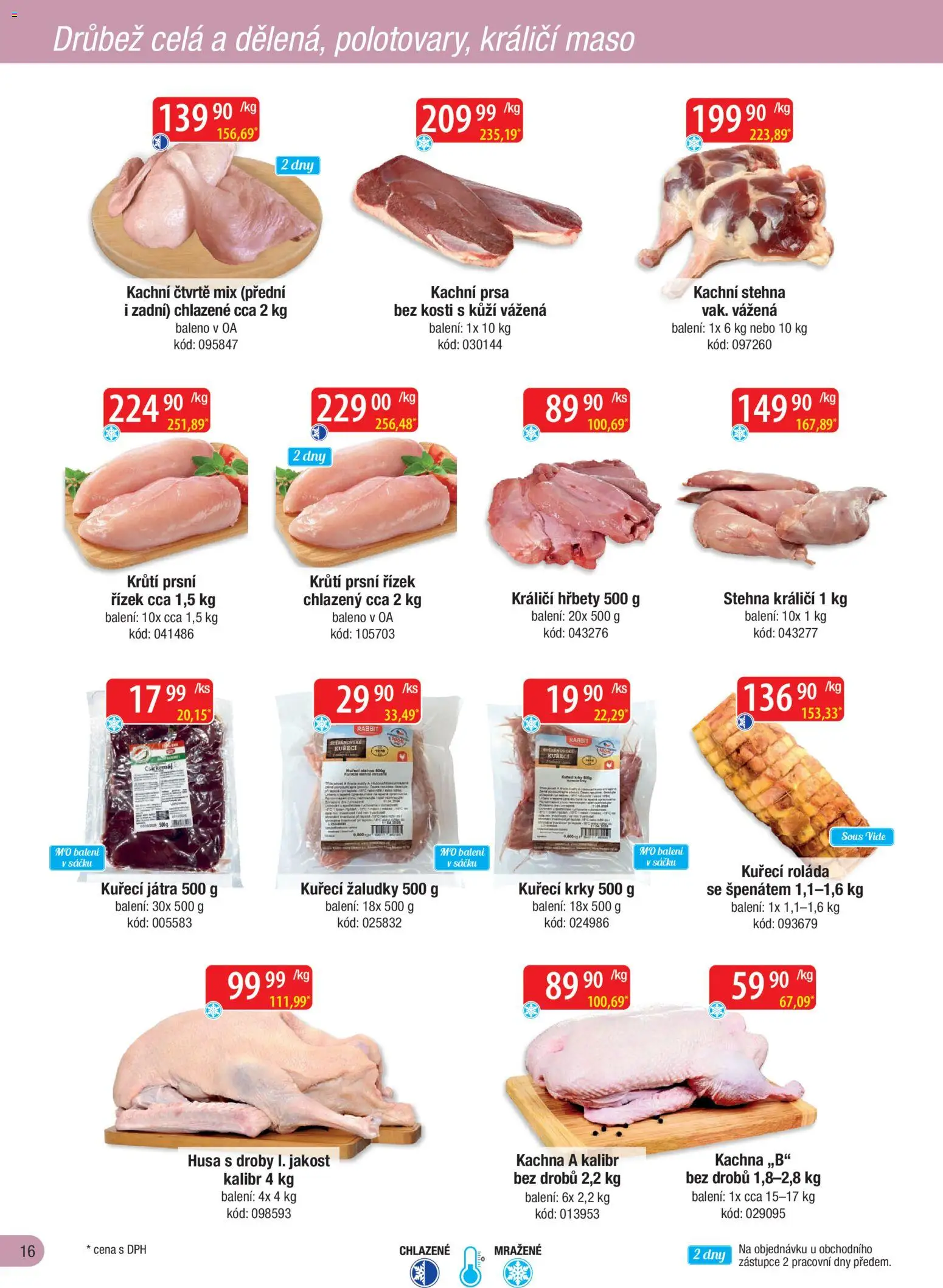 Astur & Qanto leták - Velkoobchod fresh 04/2026 od 01.04.2026 | Strana: 16 | Produkty: Kachní prsa, Kachna, Maso, Husa