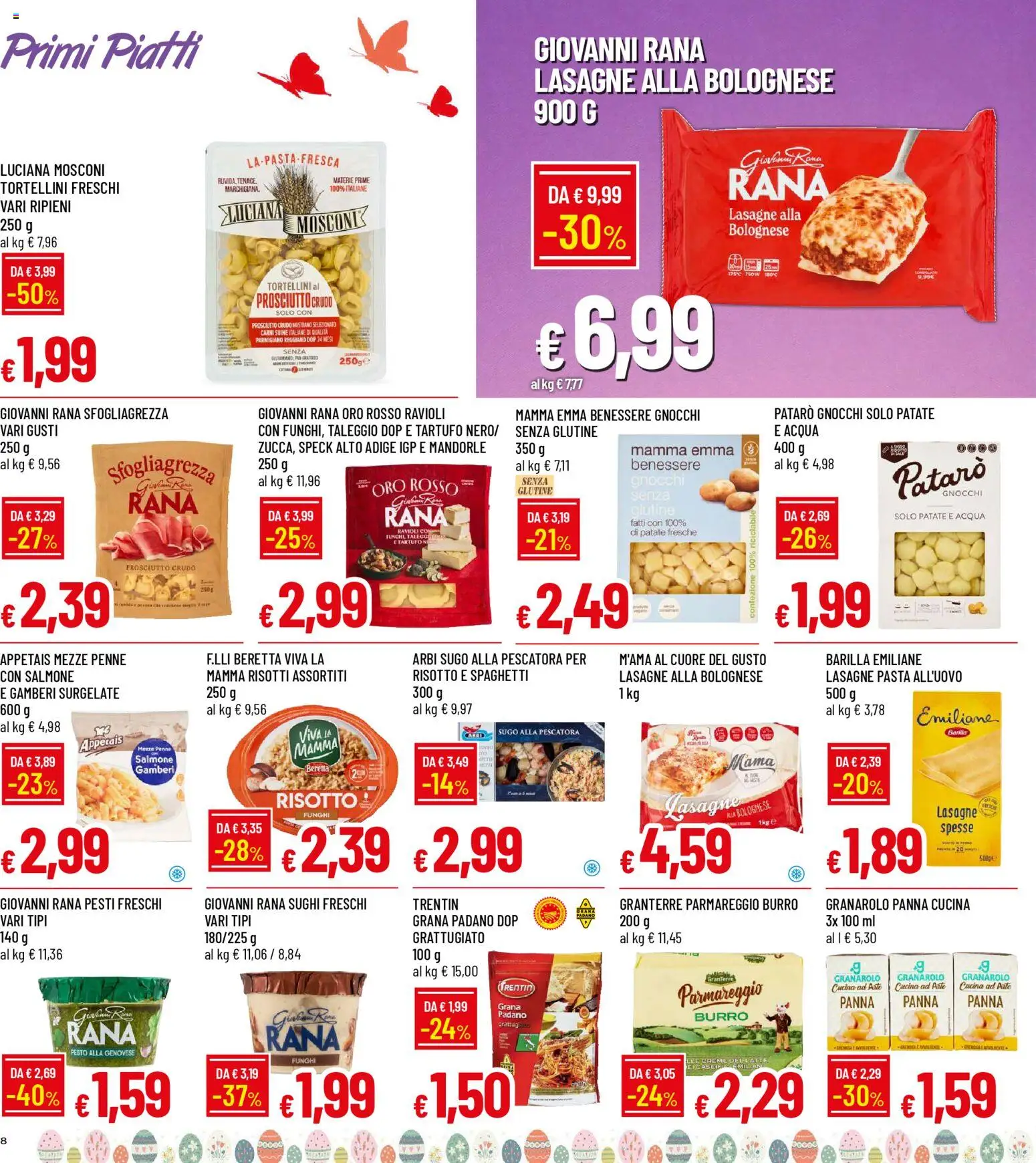 Volantino Famila del 26.03.2026 | Pagina: 8 | Prodotti: Speck, Acqua, Pesto, Sugo