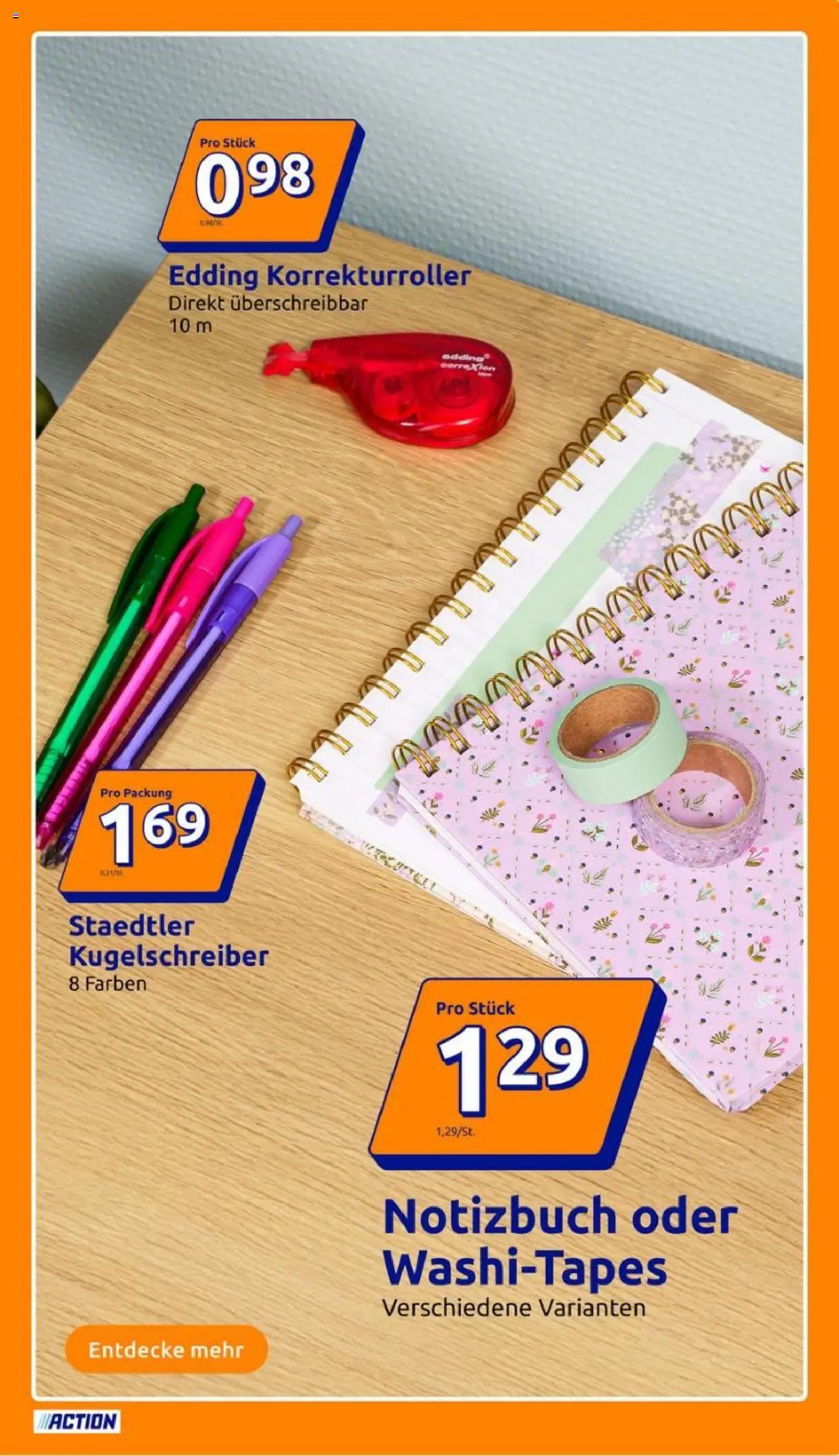 Action Prospekt - gültig ab dem 13.08.2025 | Seite: 9 | Produkte: Notizbuch
