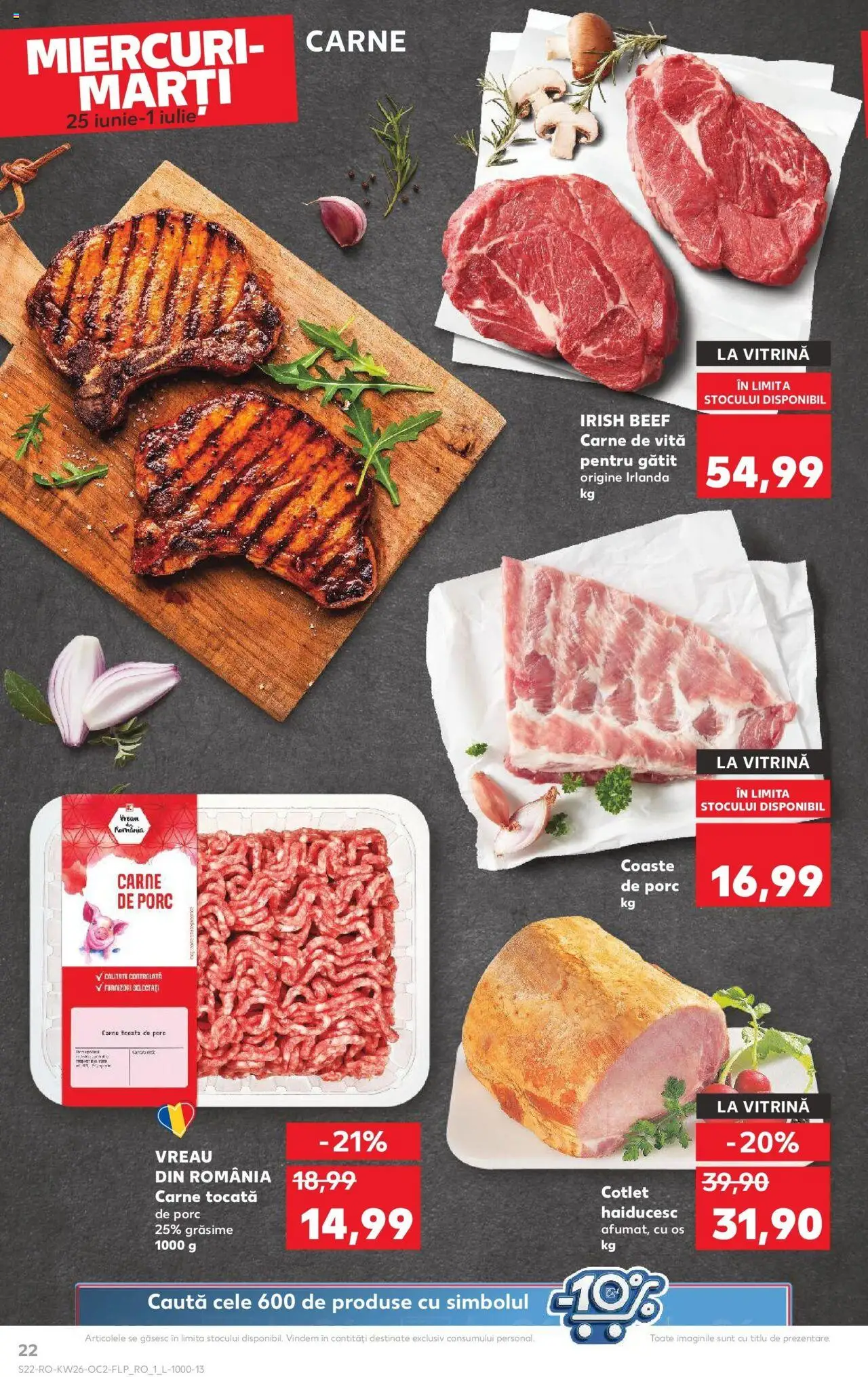 Catalog Kaufland - Bucureşti – valabil de la 25.06.2025 | Pagină: 22 | Produse: Lait de coco, Carne De Porc, Carne De Vită, Carne tocată