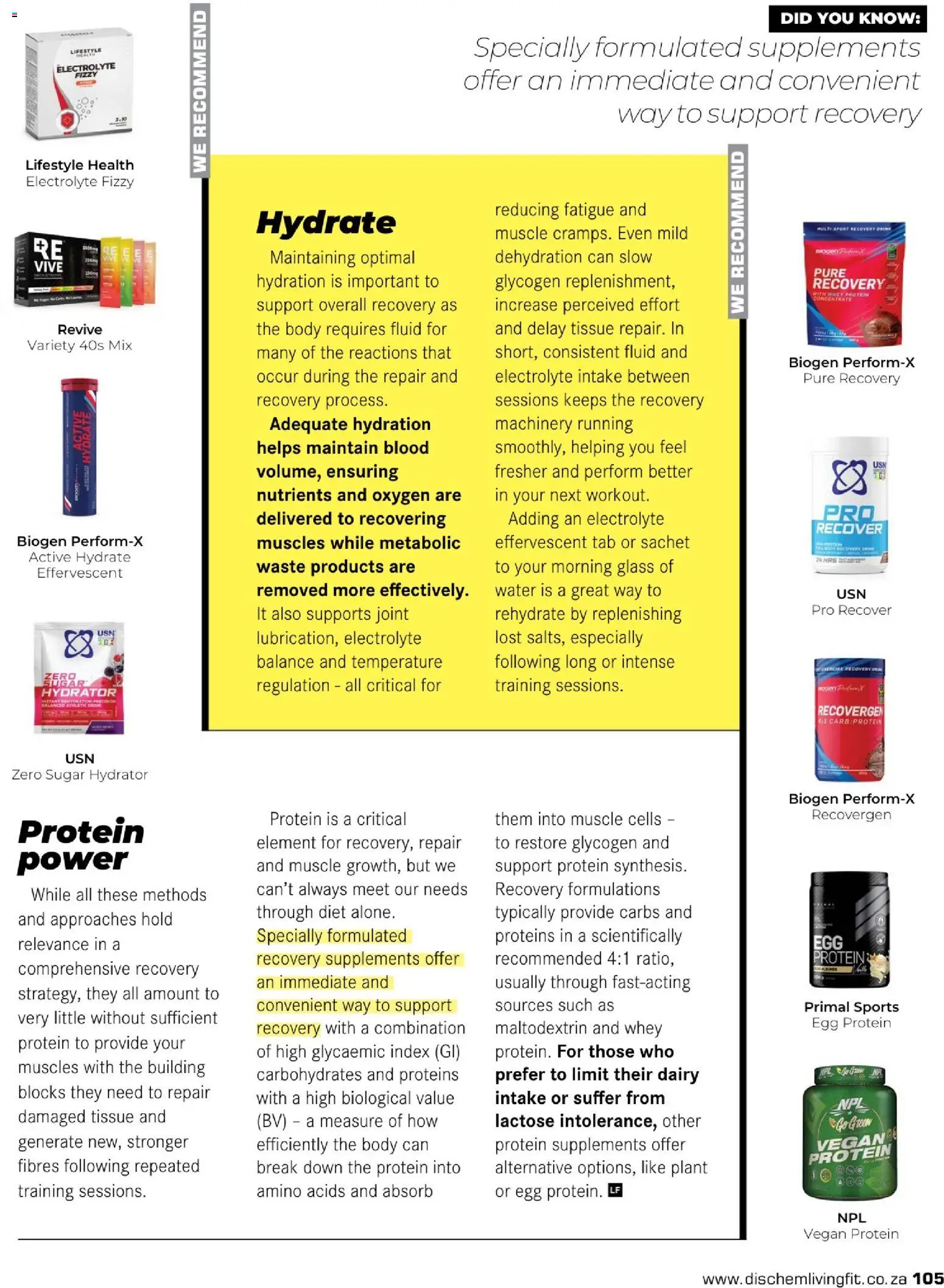 New Dis-Chem catalogue – valid from 26.11.2025 | Page: 107 | Products: Detergente líquido, Water, Sugar, Supplements