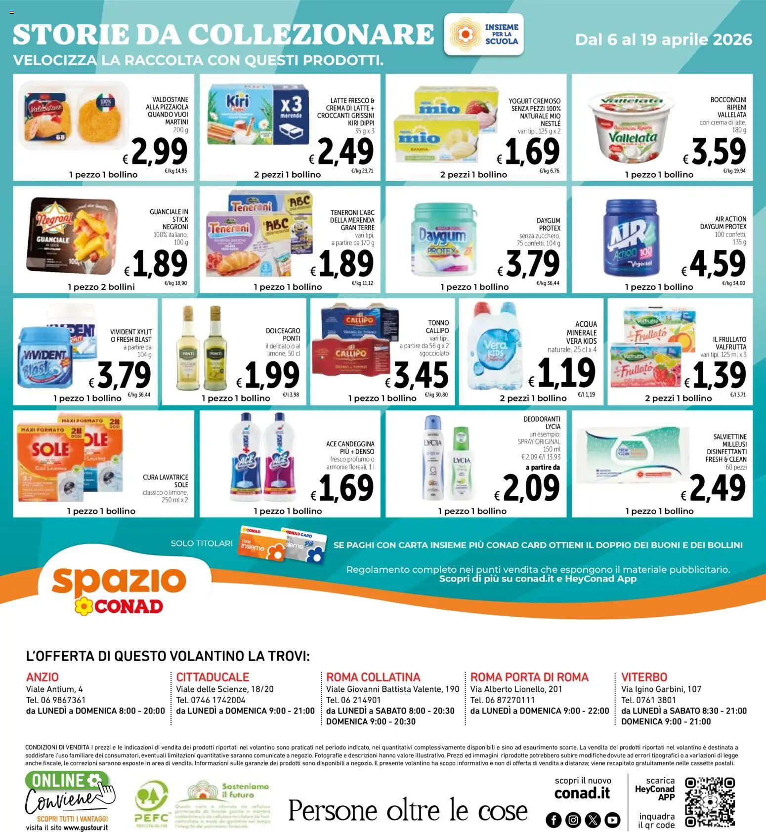 Volantino Spazio Conad del 07.04.2026 | Pagina: 29 | Prodotti: Crema, Yogurt, Grissini, Profumo