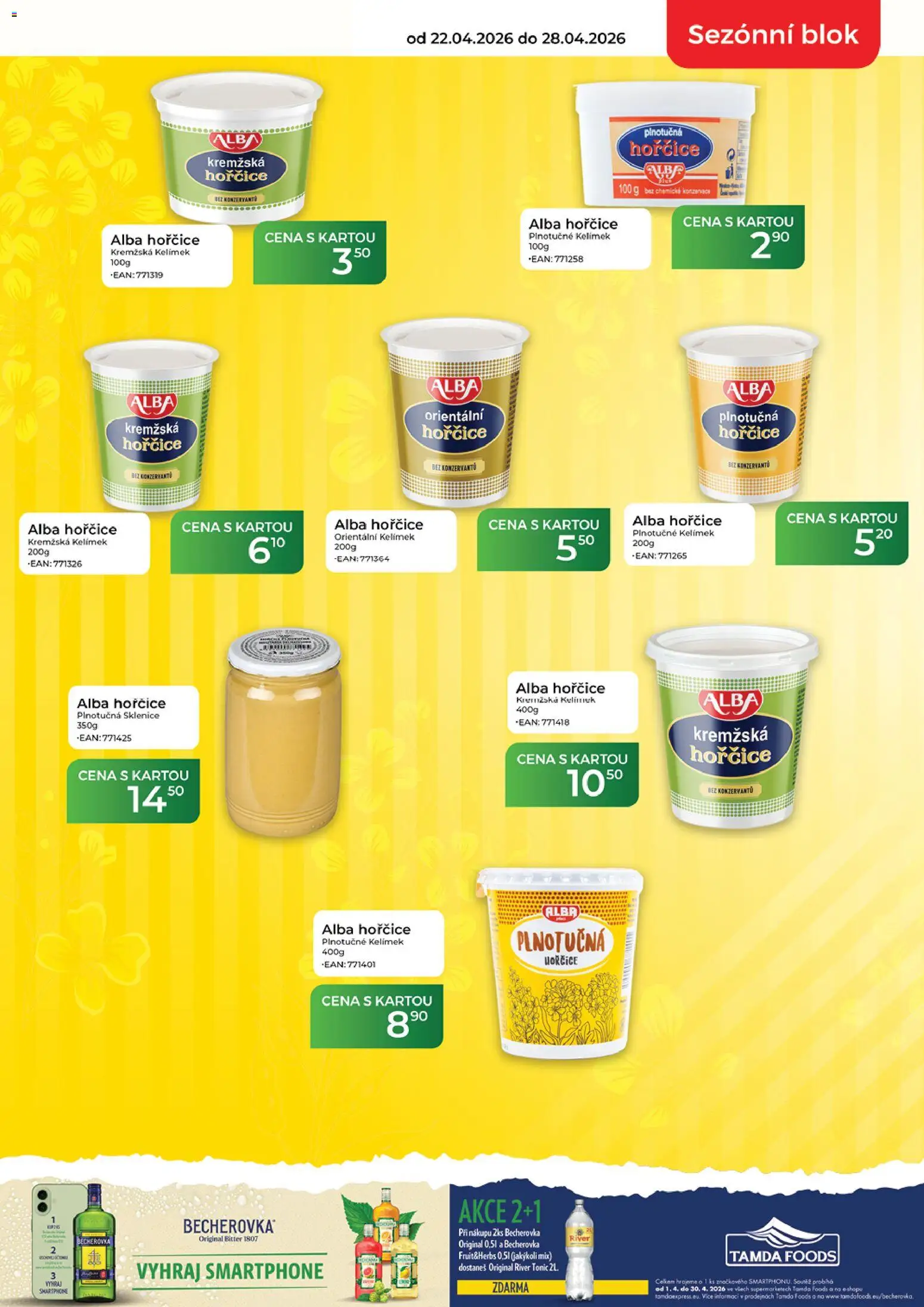 Tamda Foods leták od 22.04.2026 | Strana: 5 | Produkty: Smartphone, Blok, Tonic, River tonic